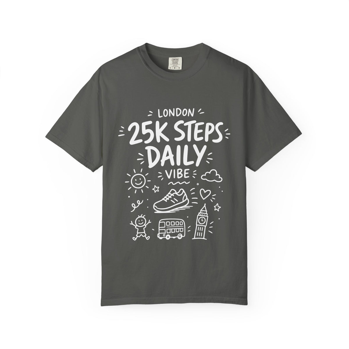 London 25k Steps Daily Vibe Tee
