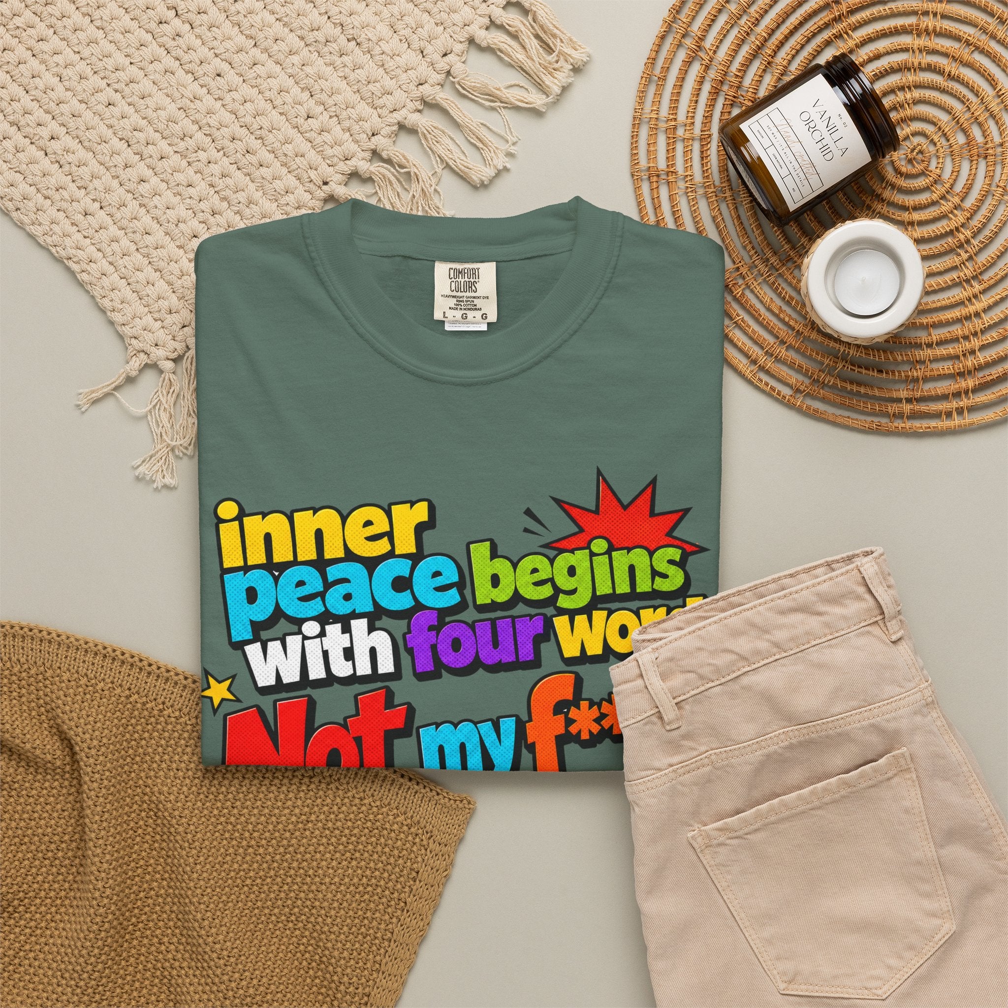 Inner peace adult humor Tee