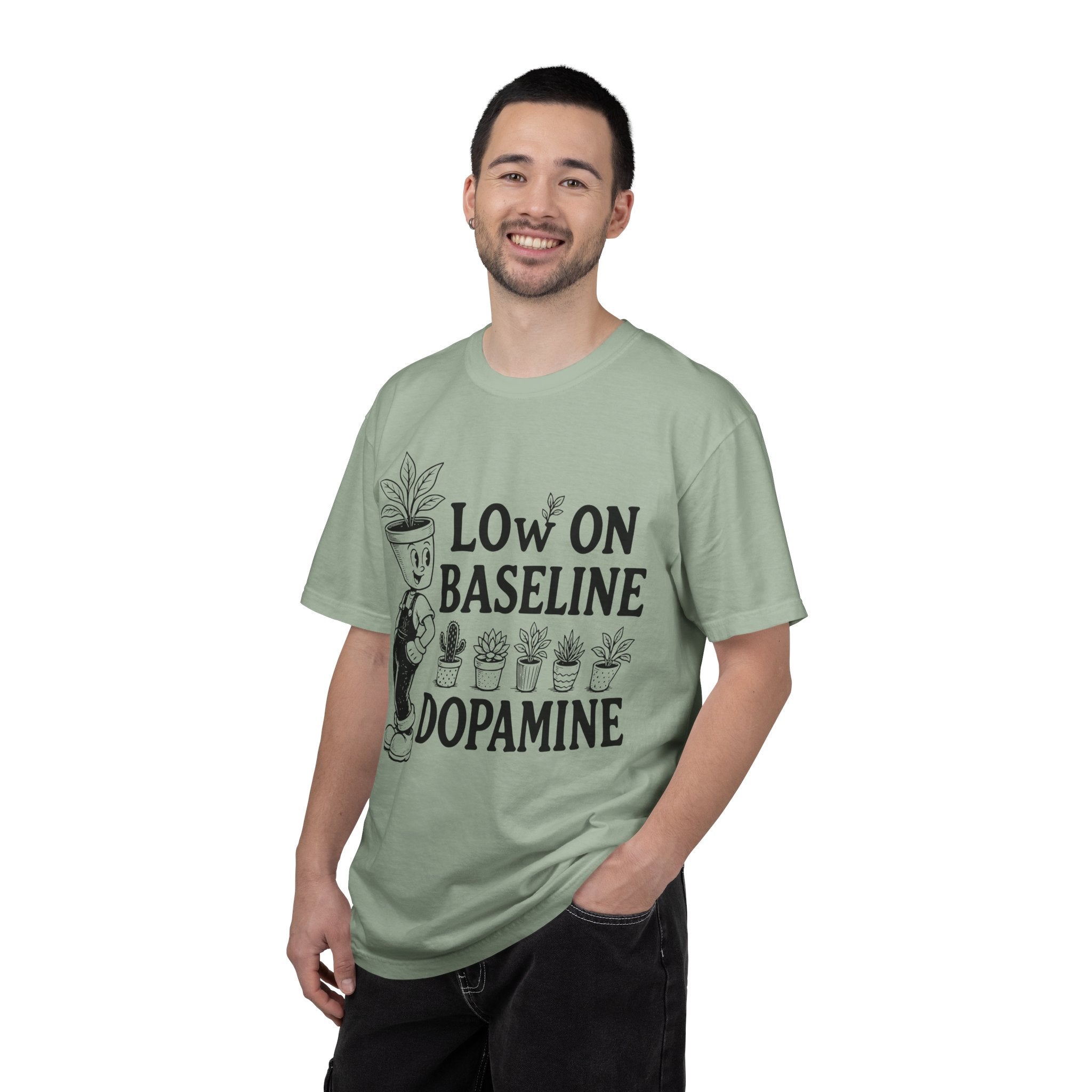 Low on baseline dopamine tee