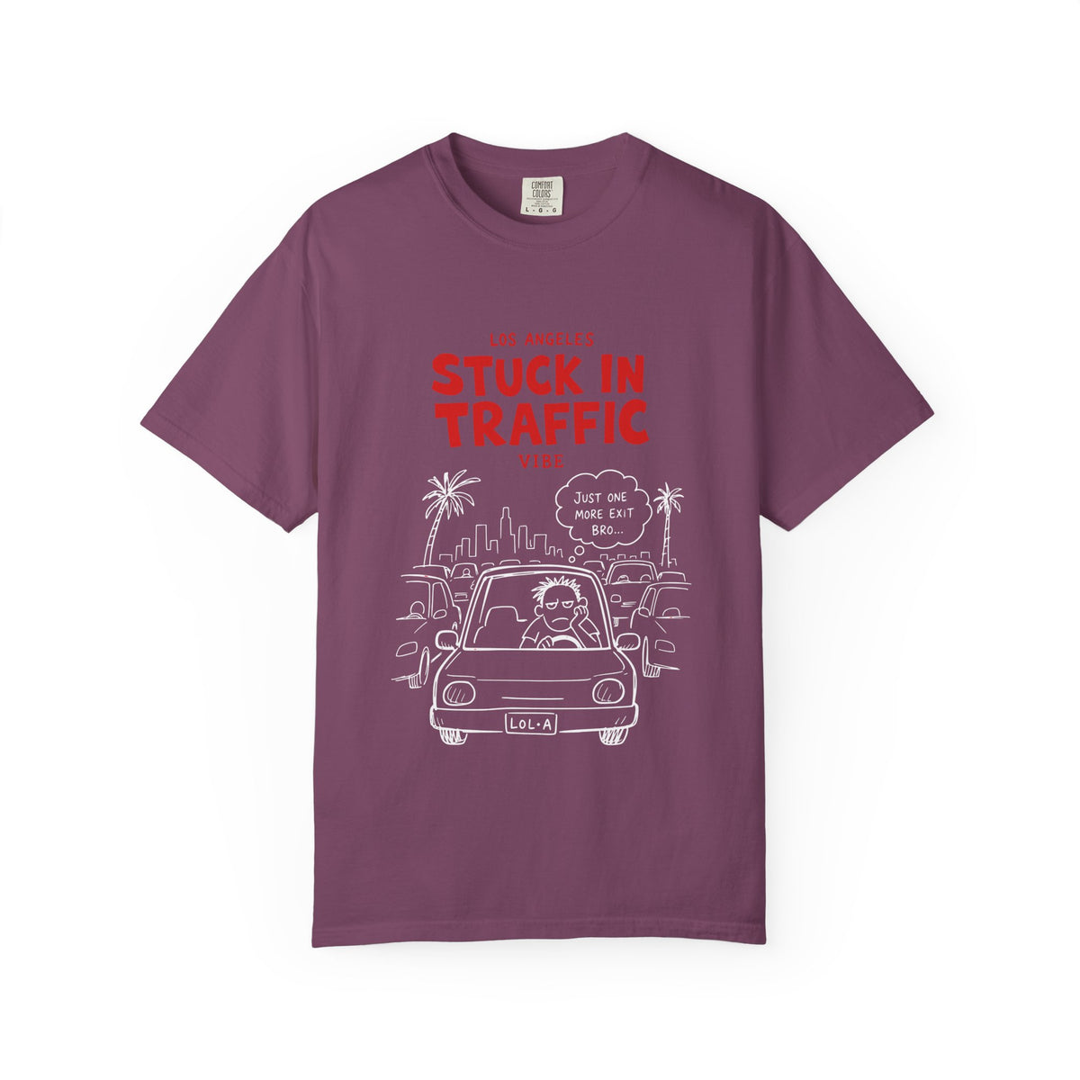 Los Angeles Stuck In Traffic Vibe Tee