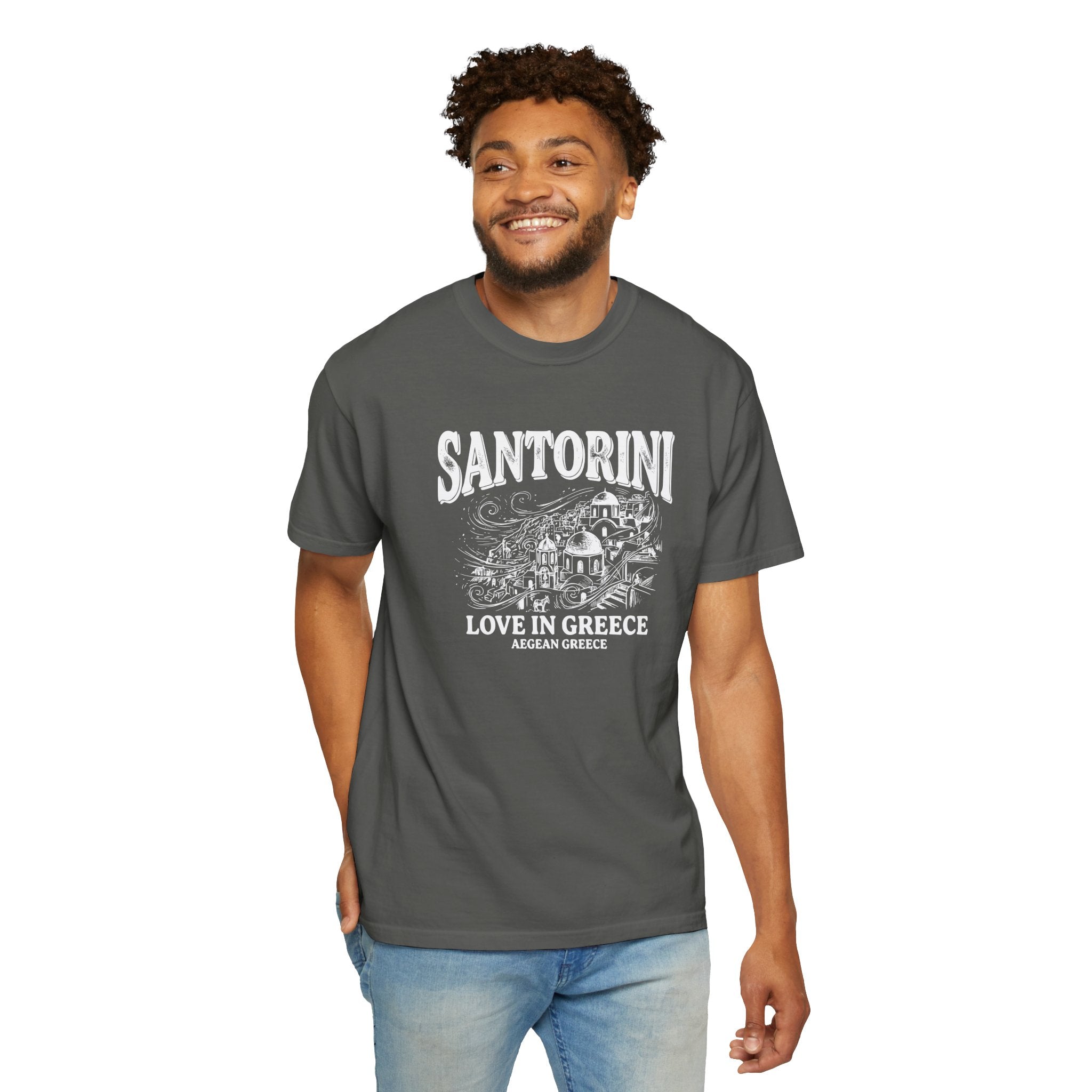 Santorini, Love in Greece tee