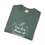 You Are Made of Stardust Inspirational Kids Galaxy Tee