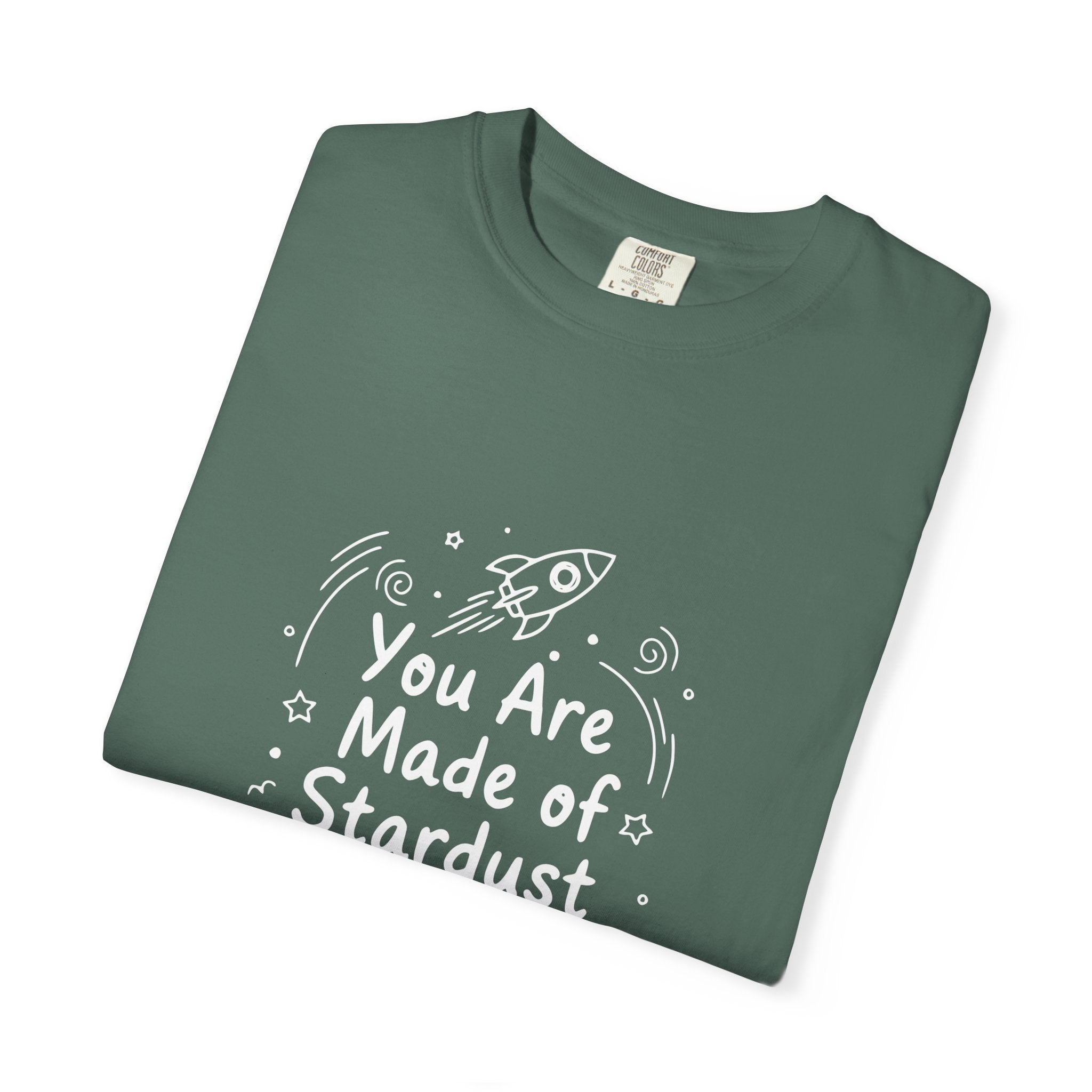 You Are Made of Stardust Inspirational Kids Galaxy Tee