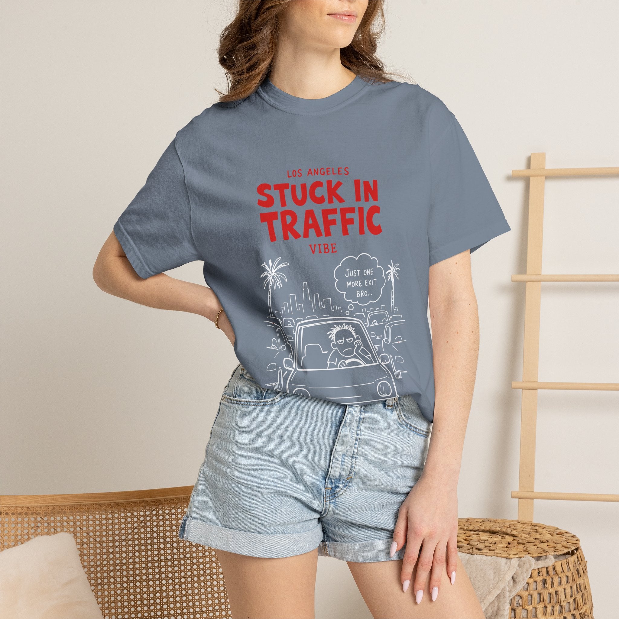 Los Angeles Stuck In Traffic Vibe Tee