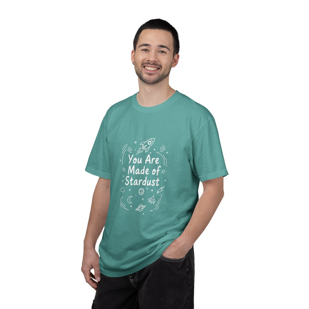 You Are Made of Stardust Inspirational Kids Galaxy Tee