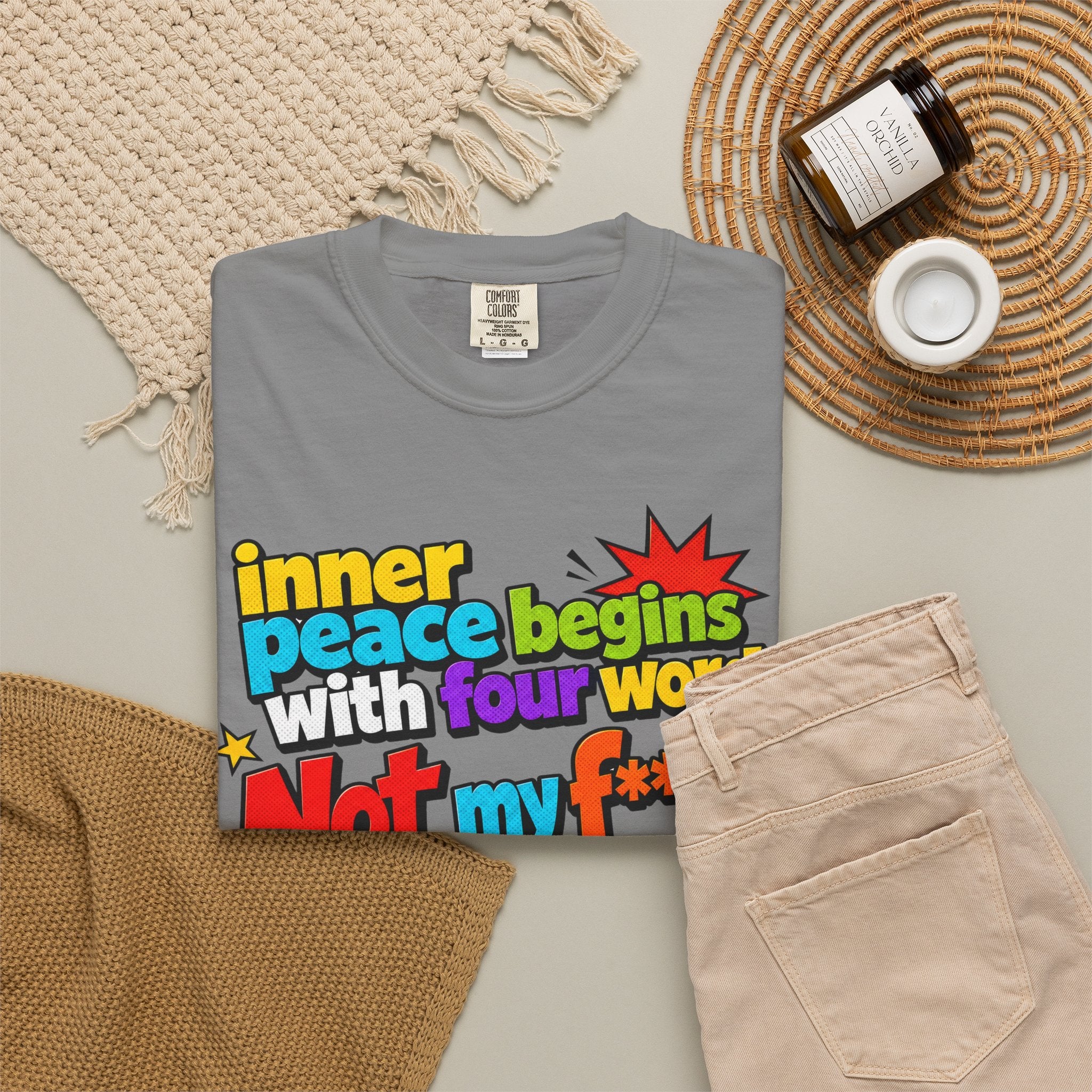Inner peace adult humor Tee