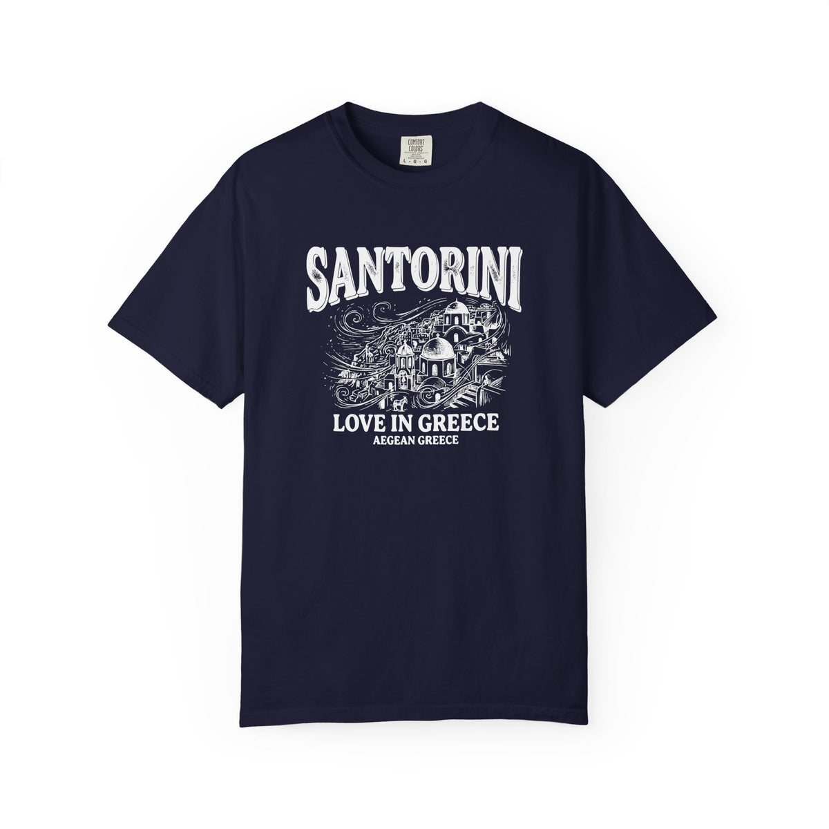 Santorini, Love in Greece tee