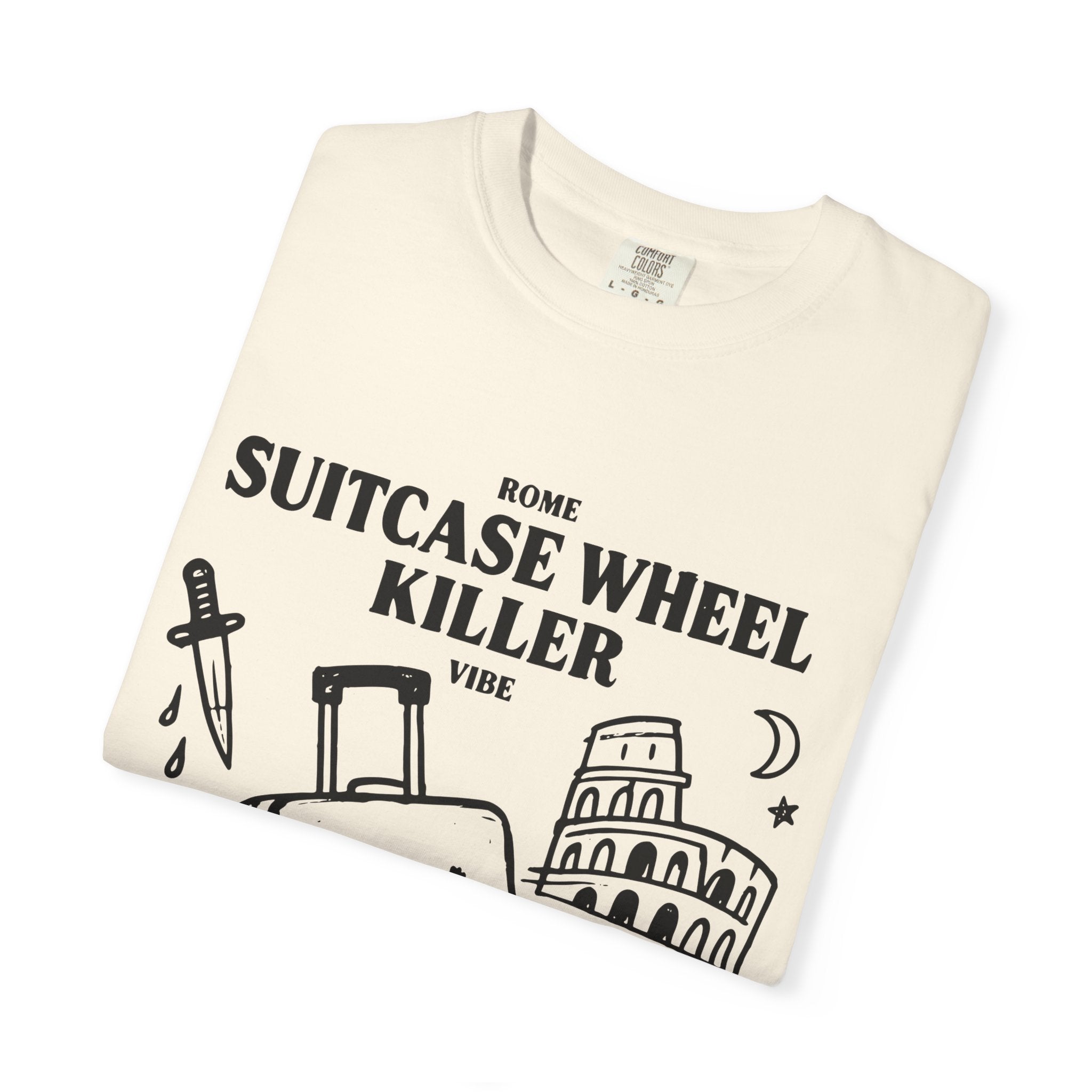 Rome Suitcase Wheel Killer tee