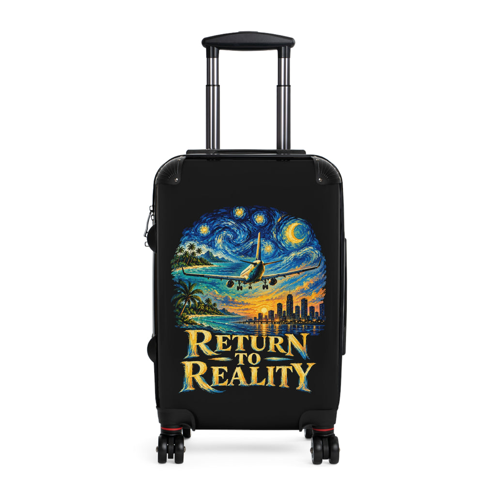 'Return to Reality' Travel Carry-On with Van Gogh Night Sky