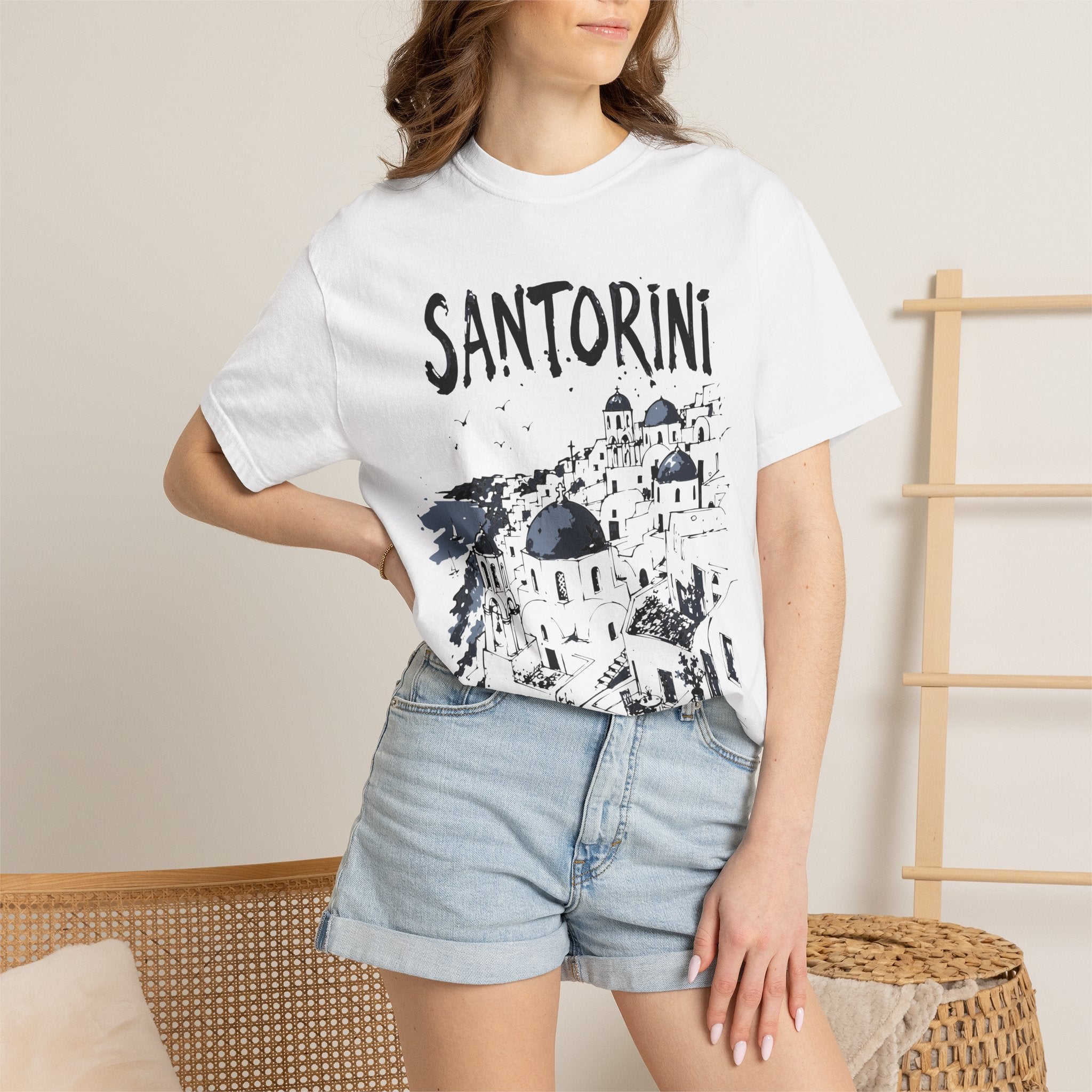 Santorini tee