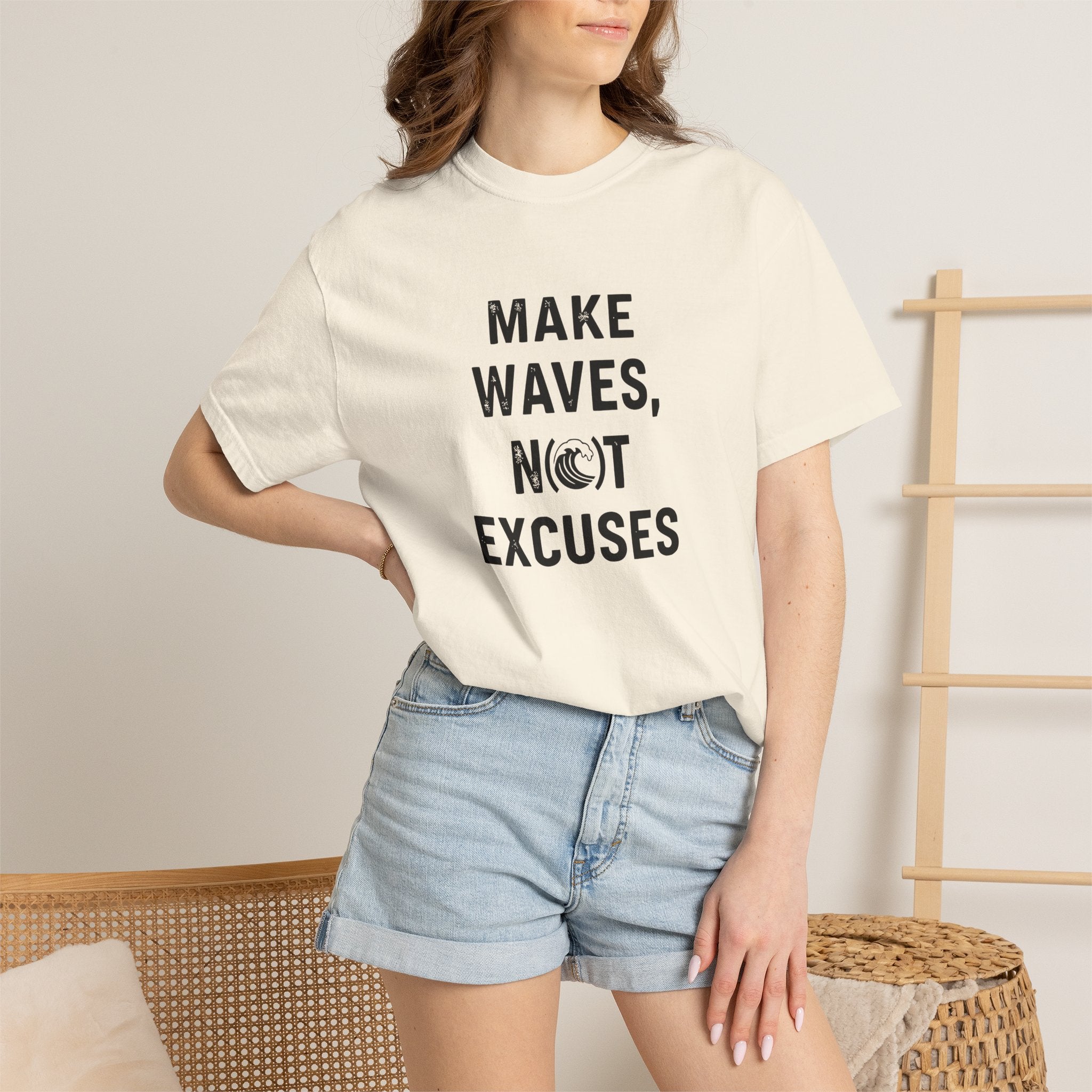Make Waves, Not Excuses tee