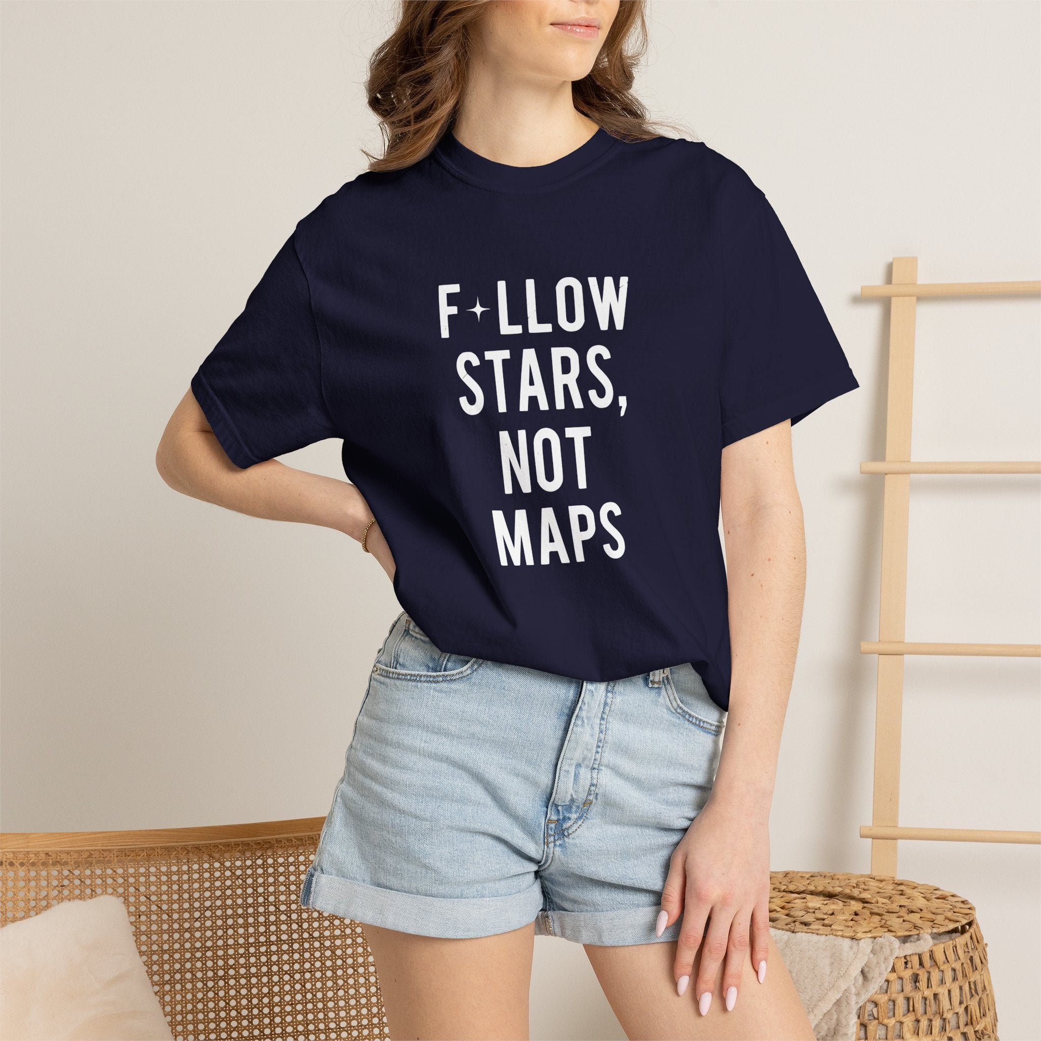 F*llow Stars, No Maps tee