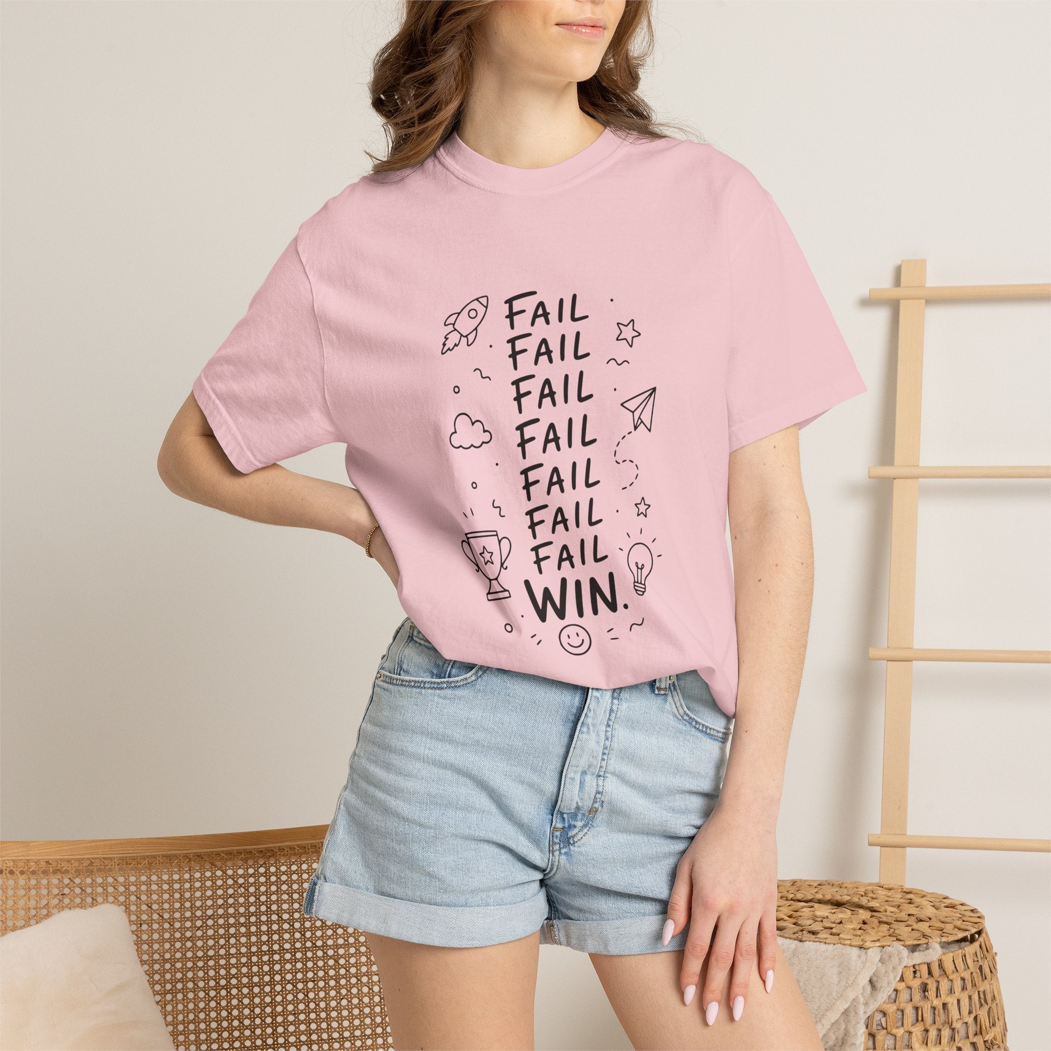 Fail, Fail, Fail, Fail, Fail, Fail, Win tee