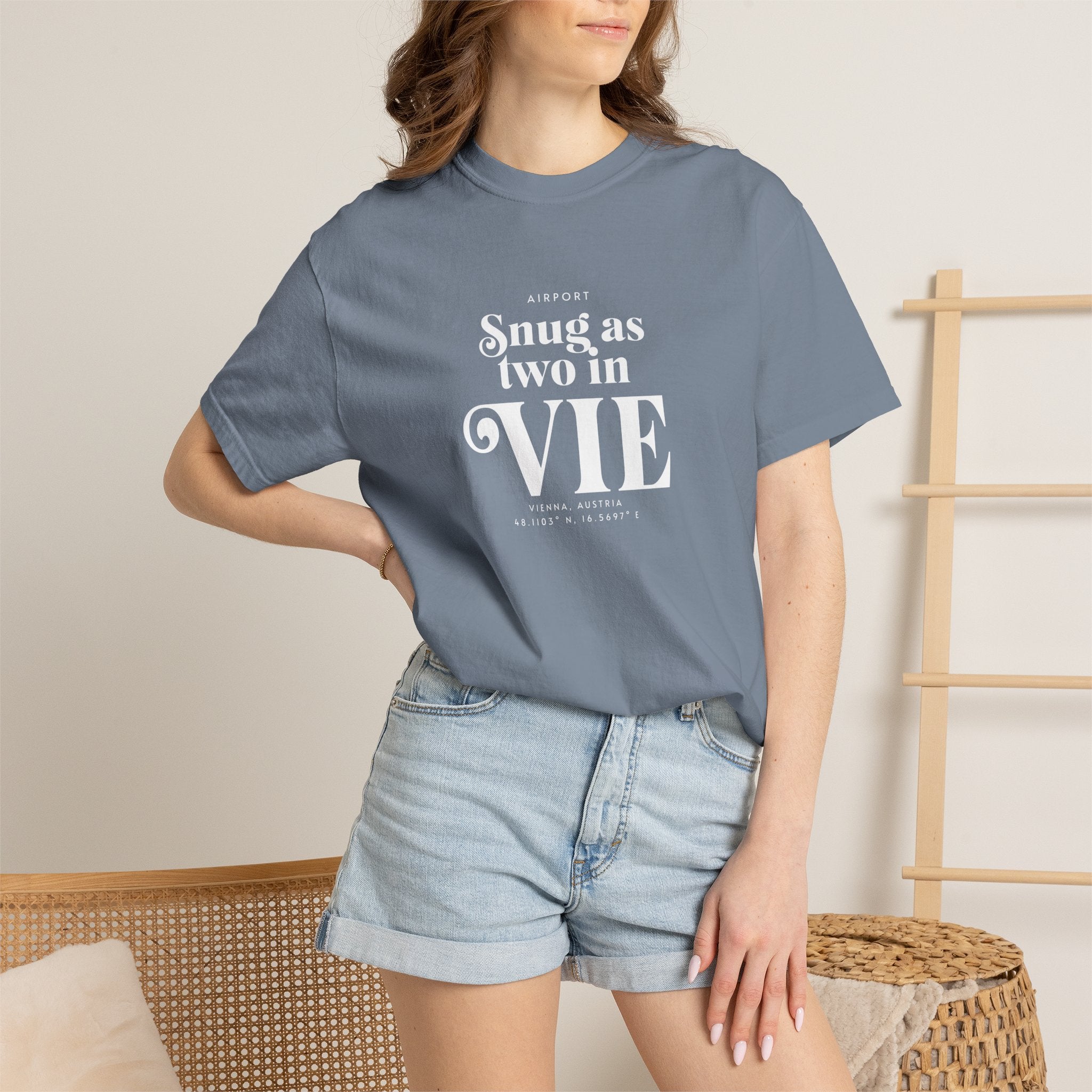 Snug as Two in VIE airport, Vienna, Austria tee