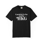 Catching Zs for two in HKG airport, Hong Kong tee