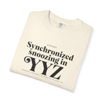 Synchronized snoozing in YYZ airport, Toronto, Canada tee