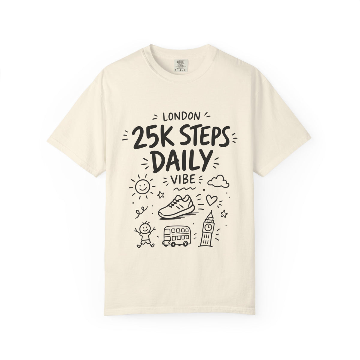 London 25k Steps Daily Vibe Tee