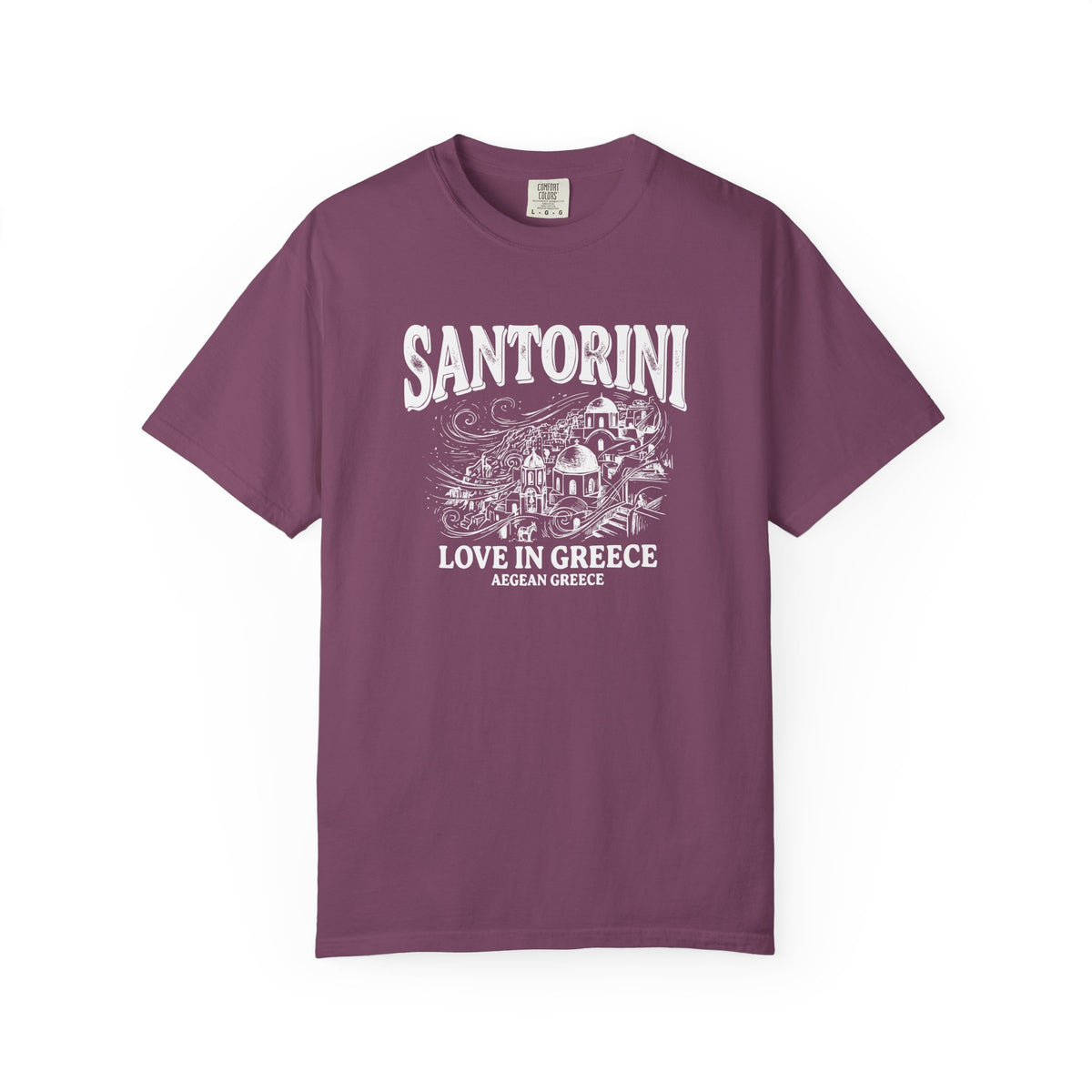 Santorini, Love in Greece tee