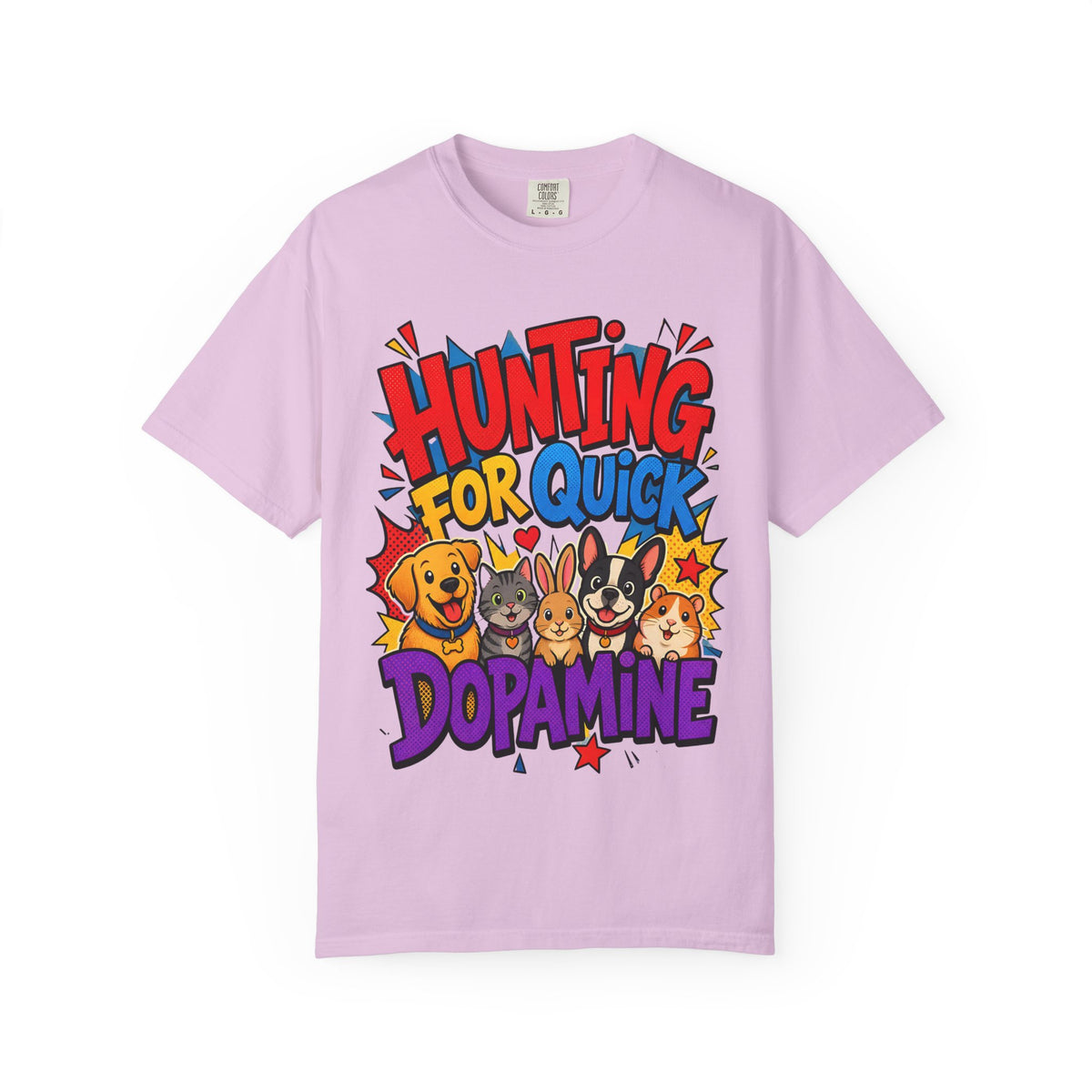 Cute Cartoon Pets Graphic Tee