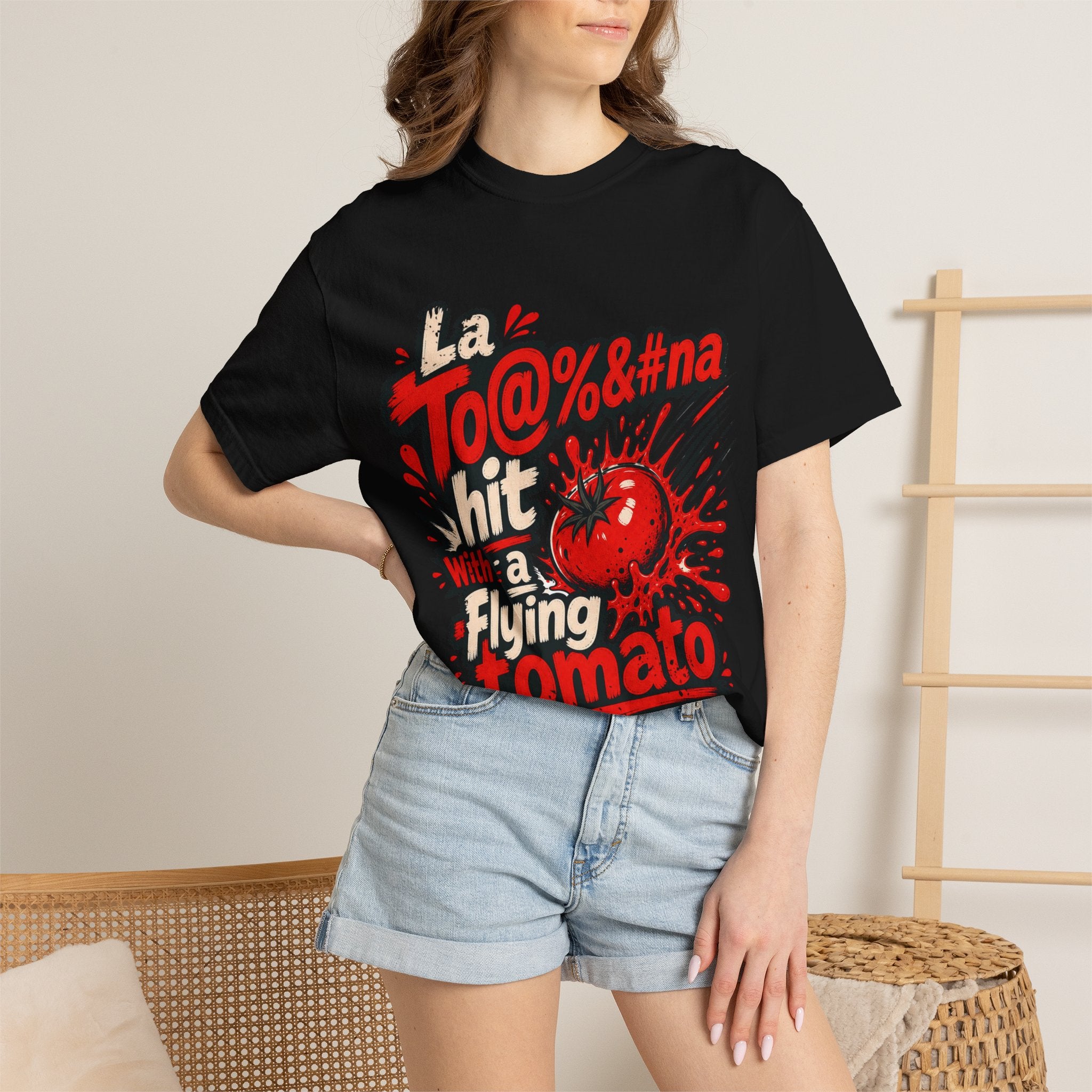 La Tomatina (Buñol) Hit Flying Tomato Tee