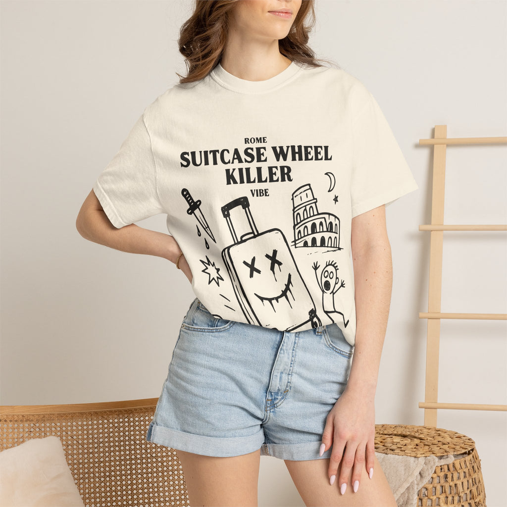 Rome Suitcase Wheel Killer tee
