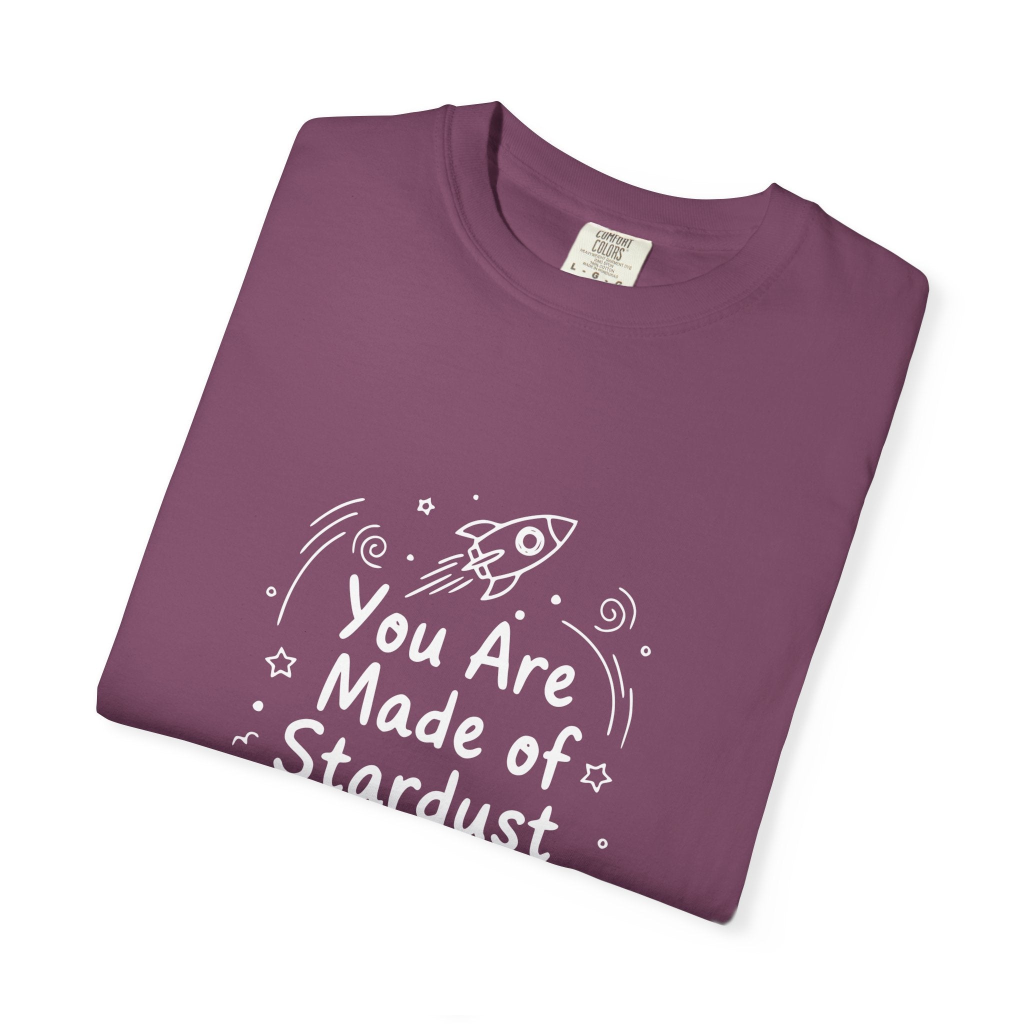 You Are Made of Stardust Inspirational Kids Galaxy Tee