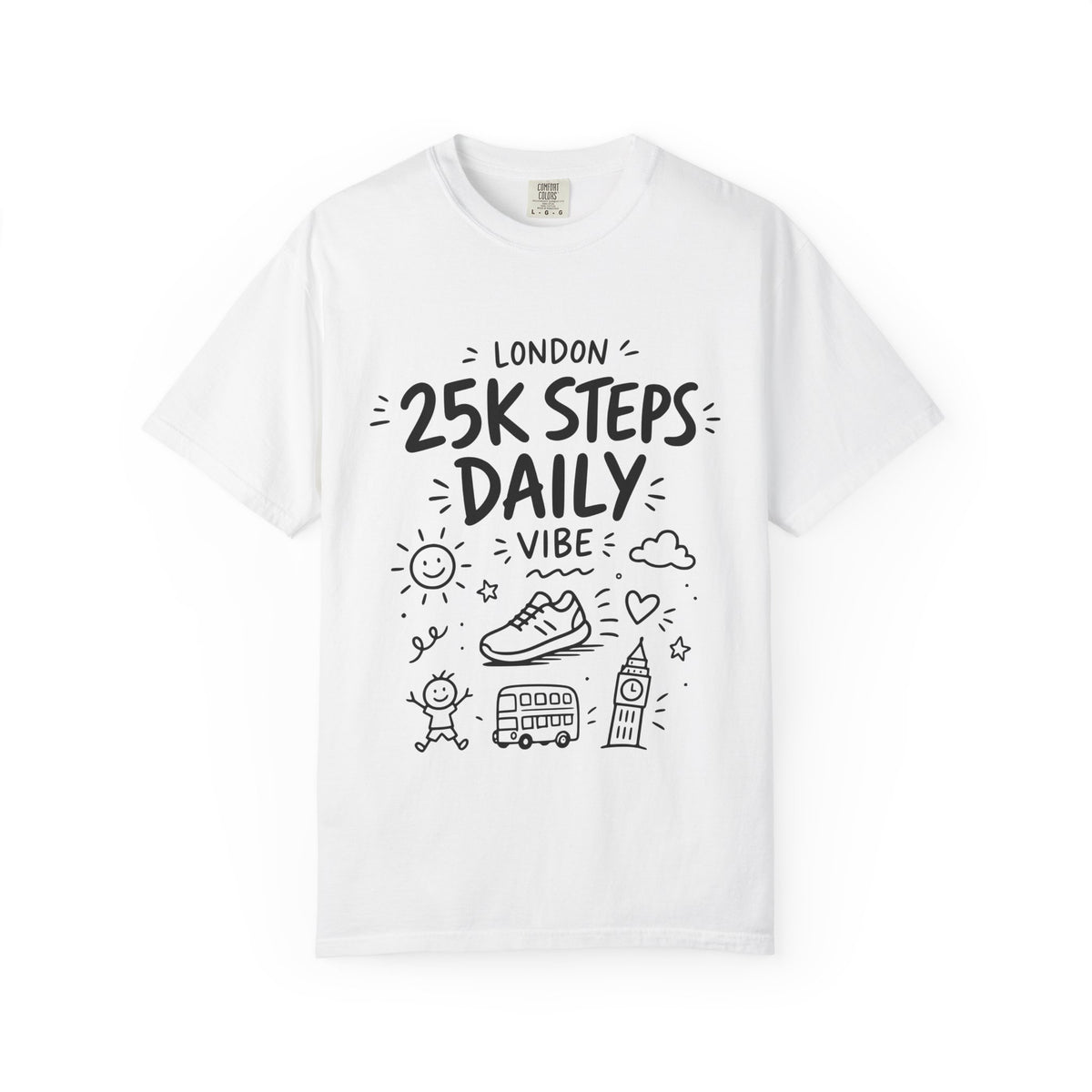London 25k Steps Daily Vibe Tee