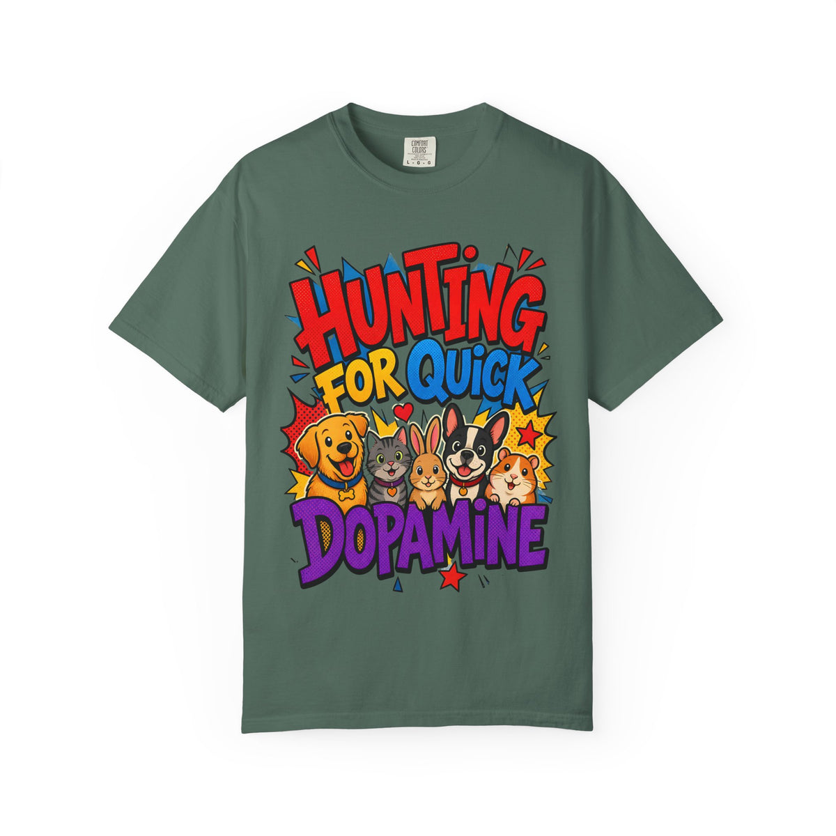 Cute Cartoon Pets Graphic Tee