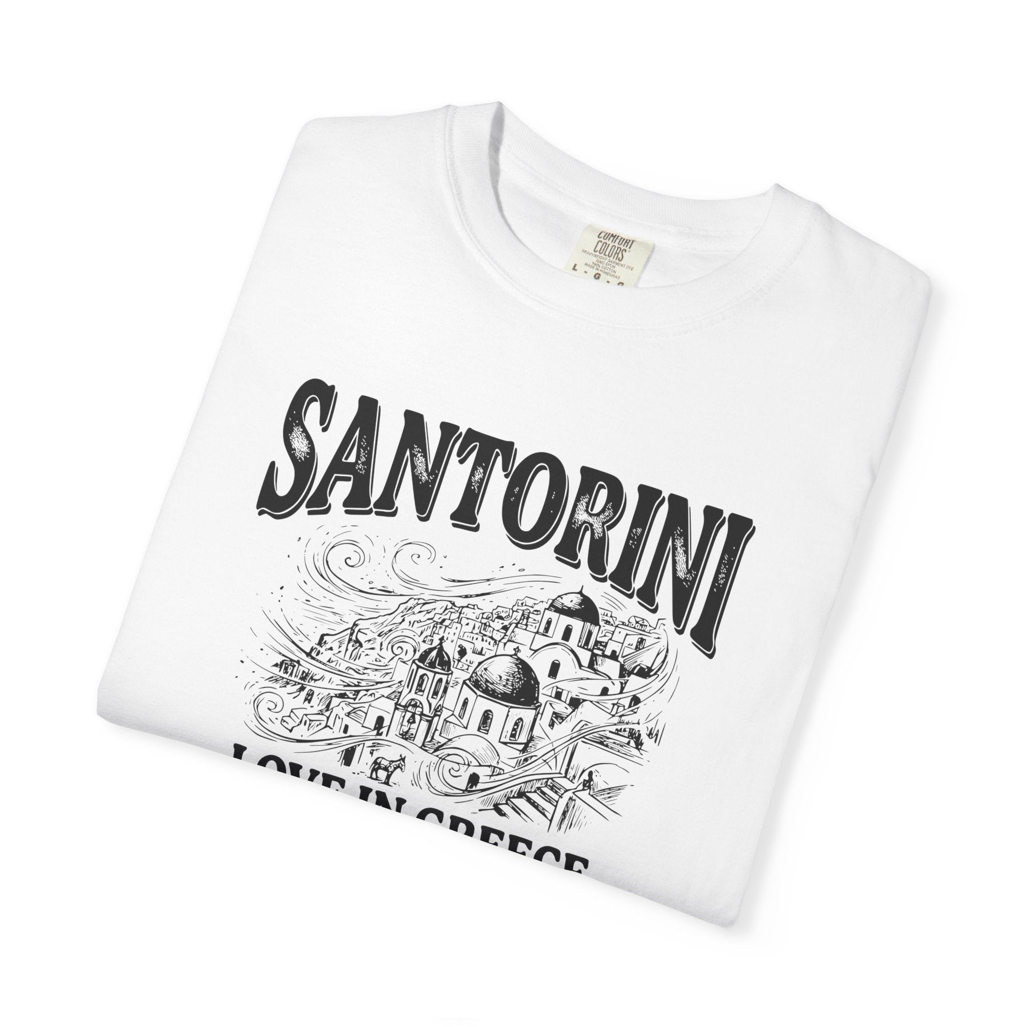 Santorini, Love in Greece tee