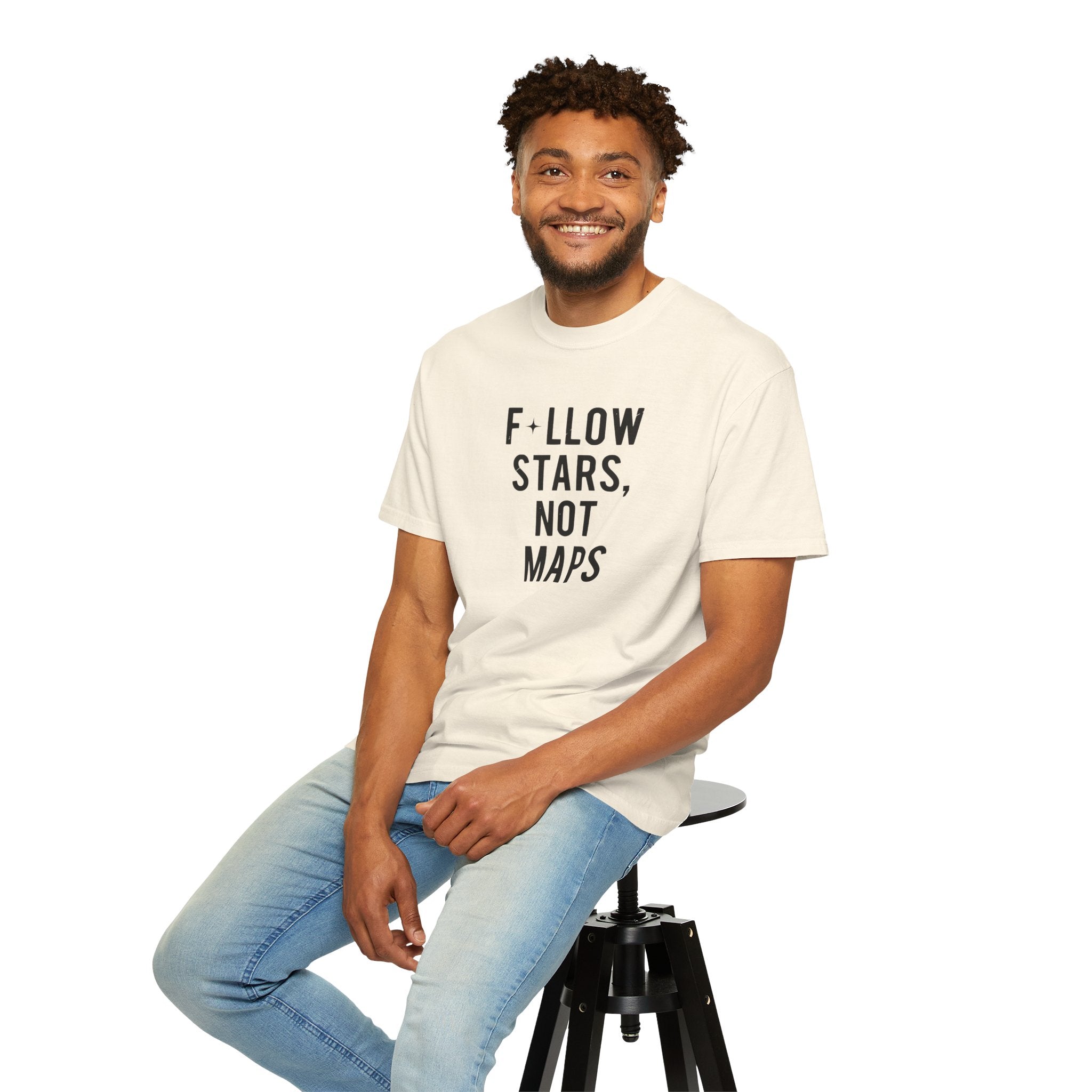 F*llow Stars, No Maps tee