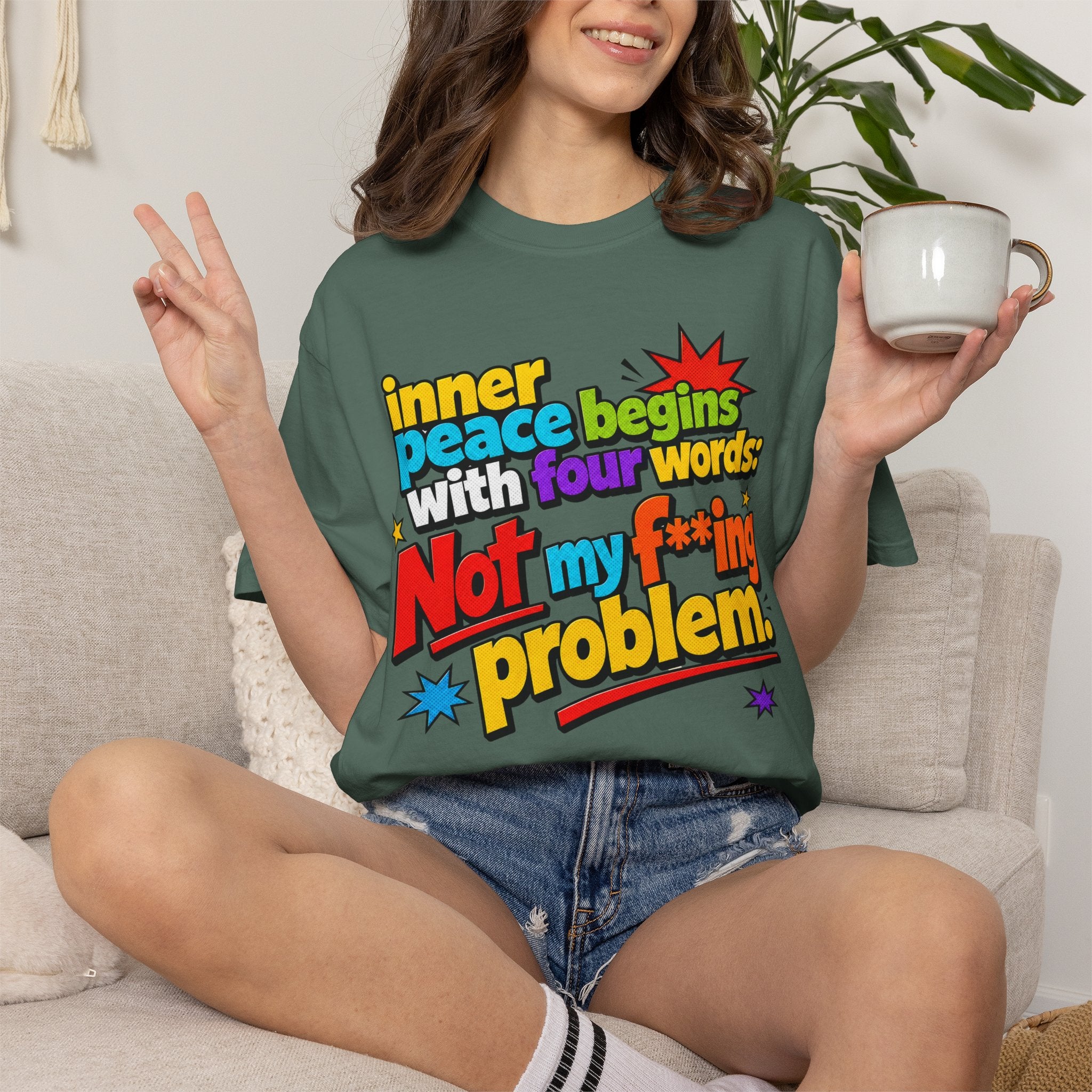 Inner peace adult humor Tee