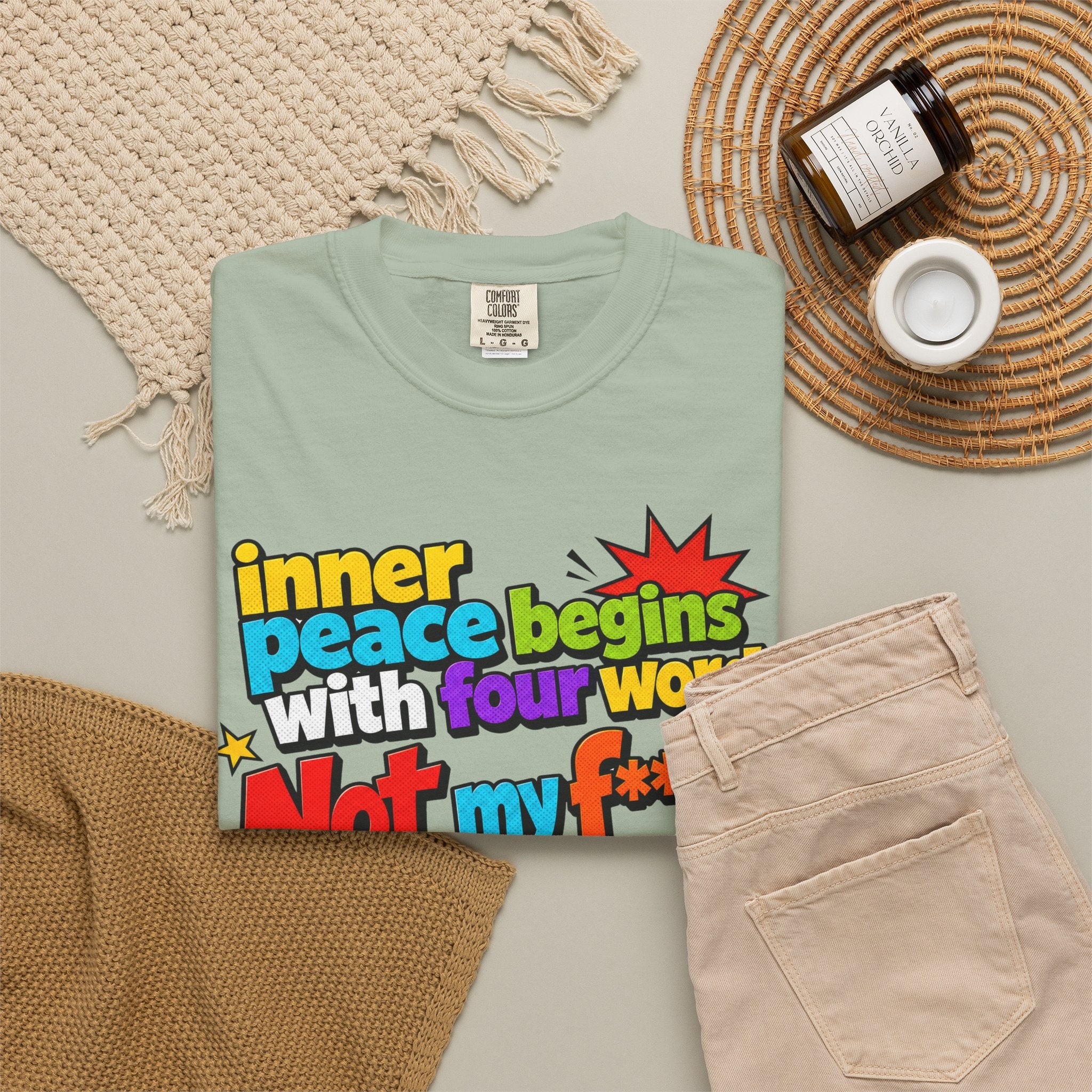 Inner peace adult humor Tee