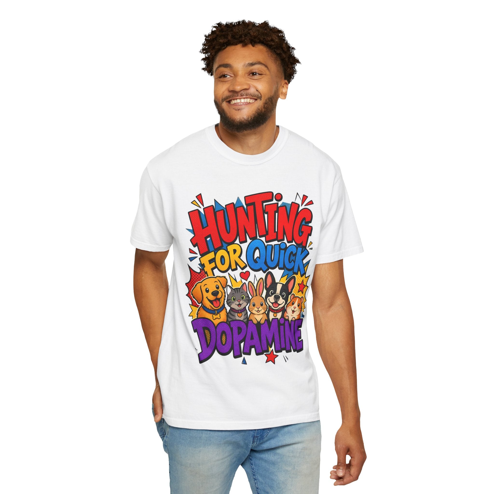 Cute Cartoon Pets Graphic Tee