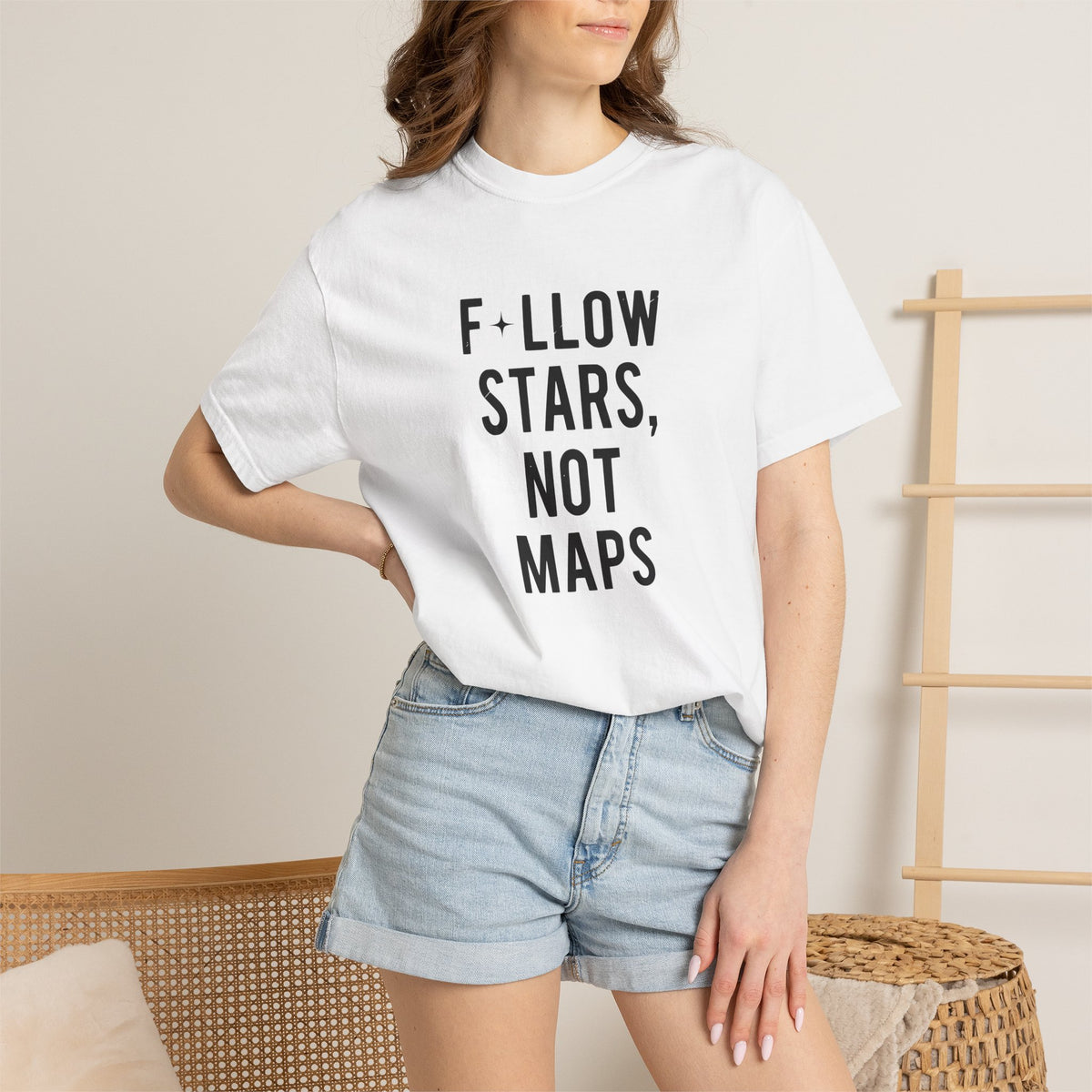 F*llow Stars, No Maps tee