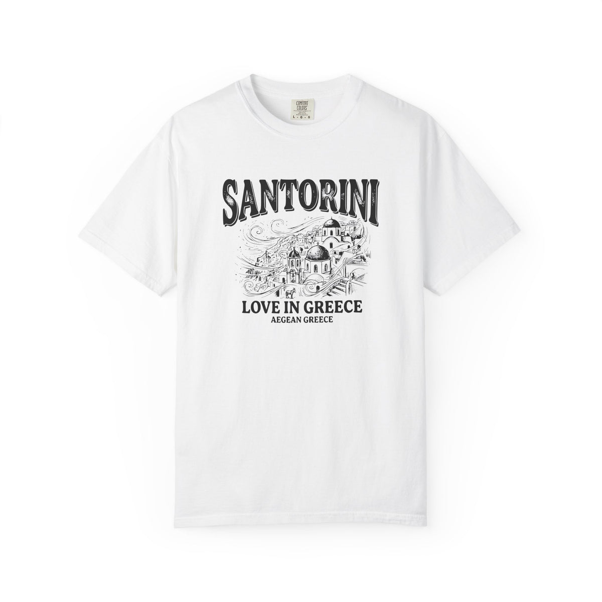 Santorini, Love in Greece tee