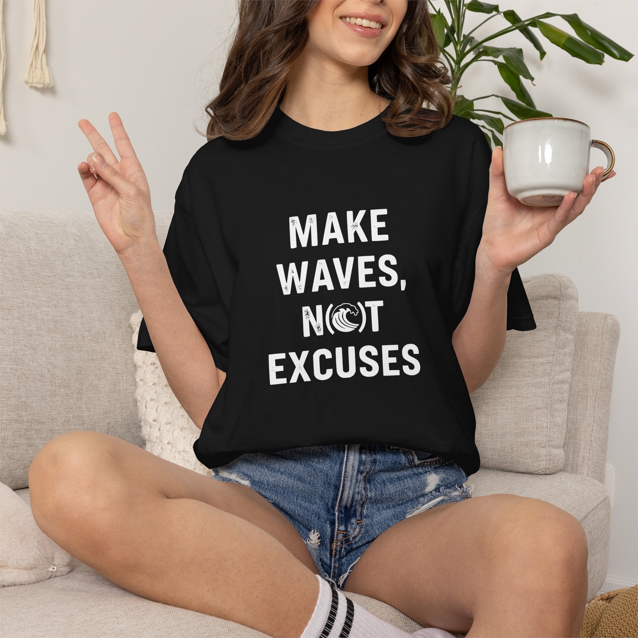 Make Waves, Not Excuses tee