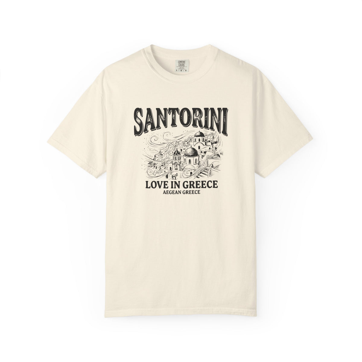 Santorini, Love in Greece tee