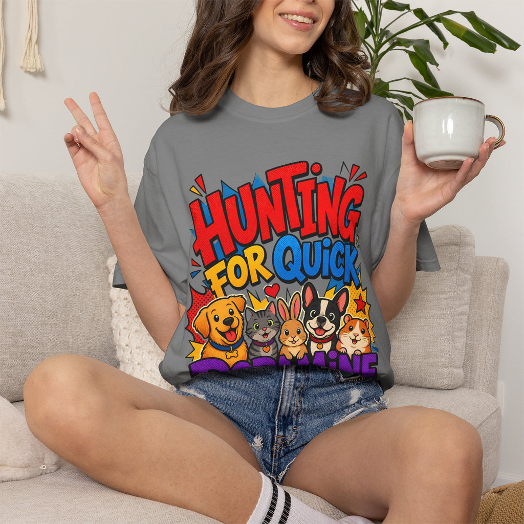 Cute Cartoon Pets Graphic Tee
