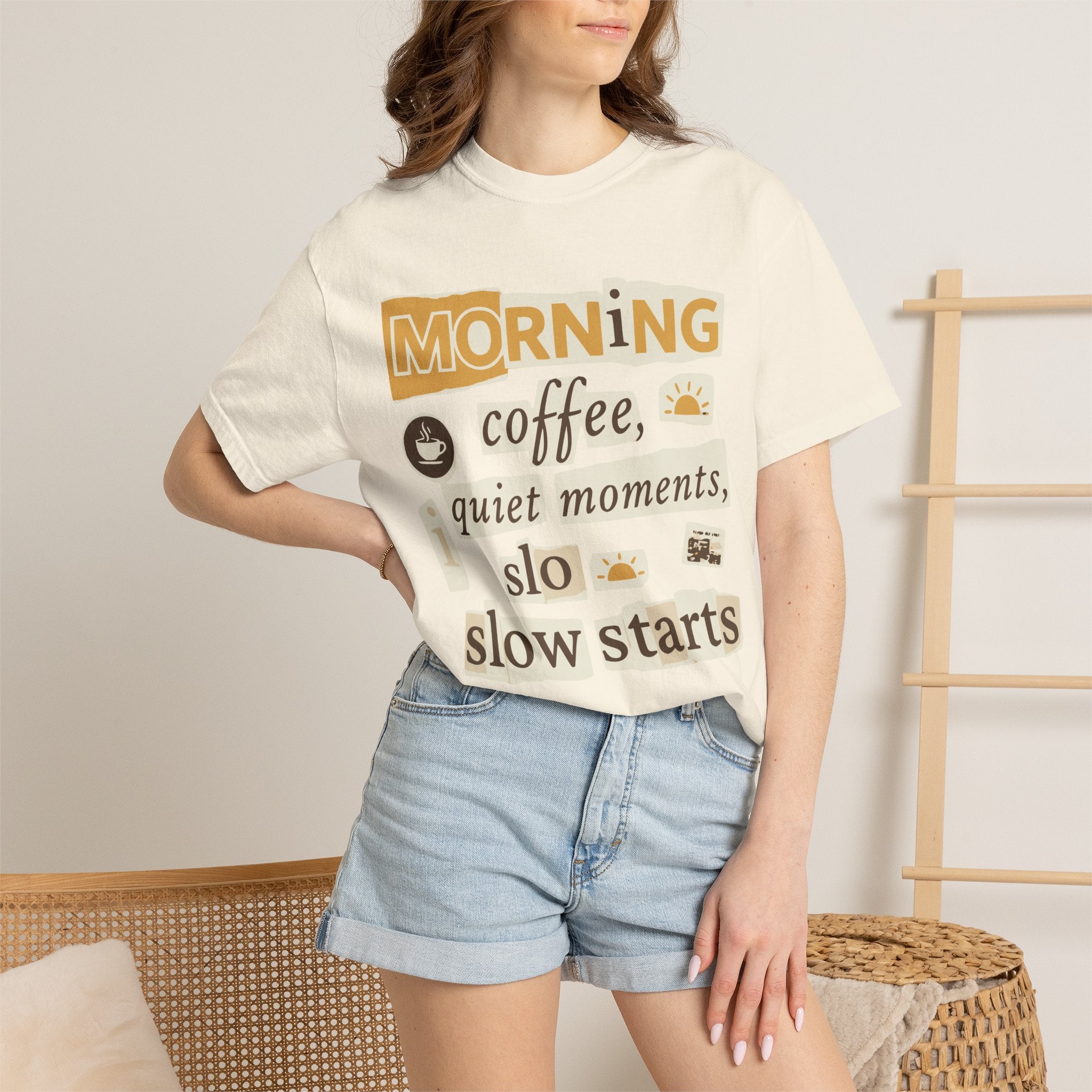 Morning coffe, quiet moments tee