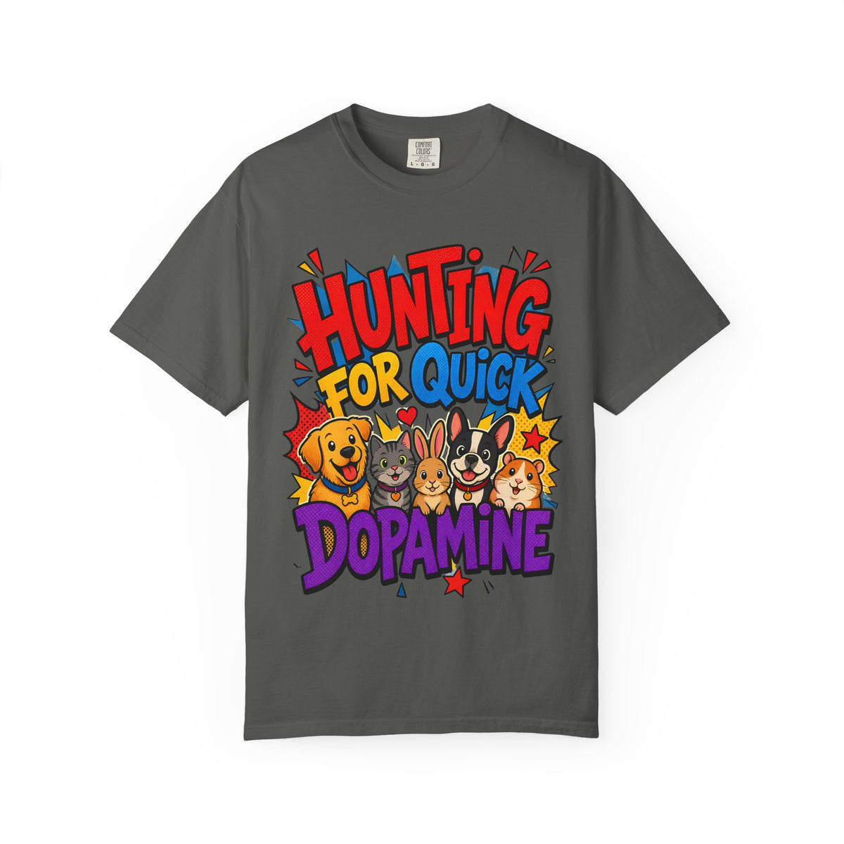 Cute Cartoon Pets Graphic Tee