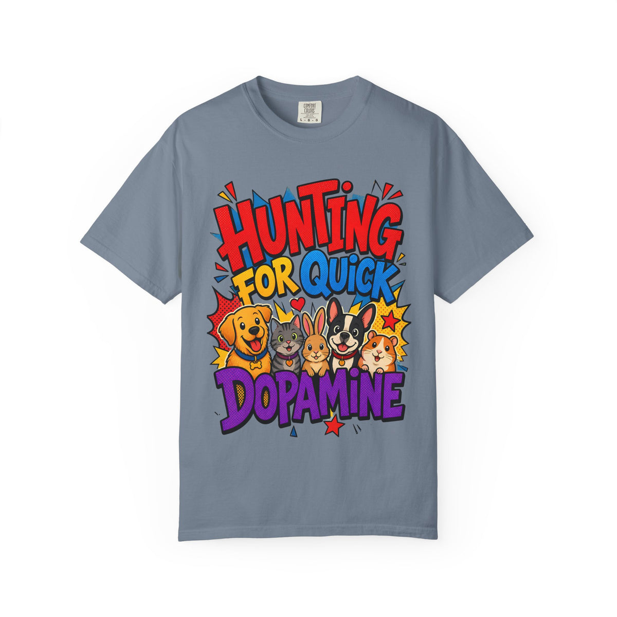 Cute Cartoon Pets Graphic Tee