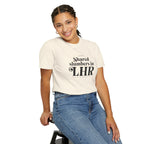 Shared slumbers in LHR airport, London, UK tee