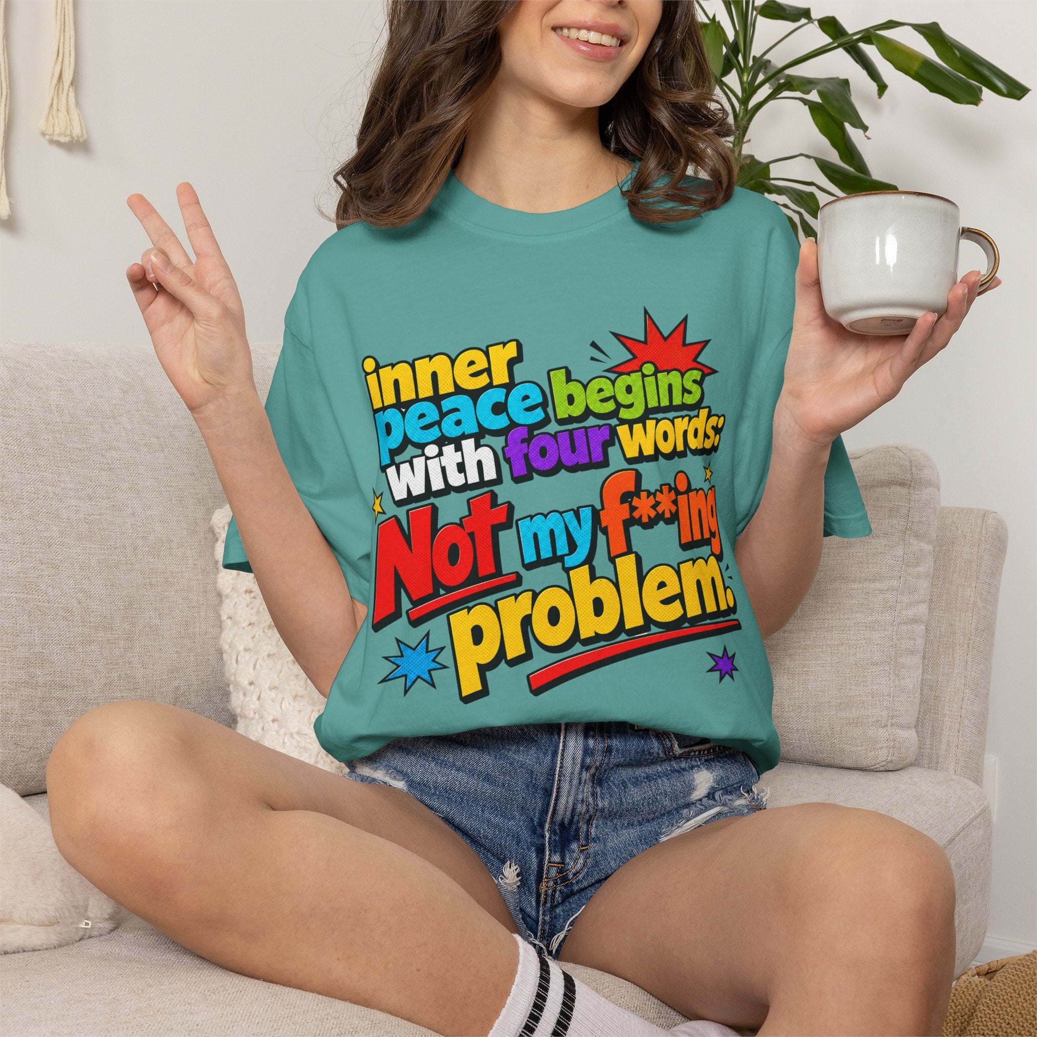 Inner peace adult humor Tee