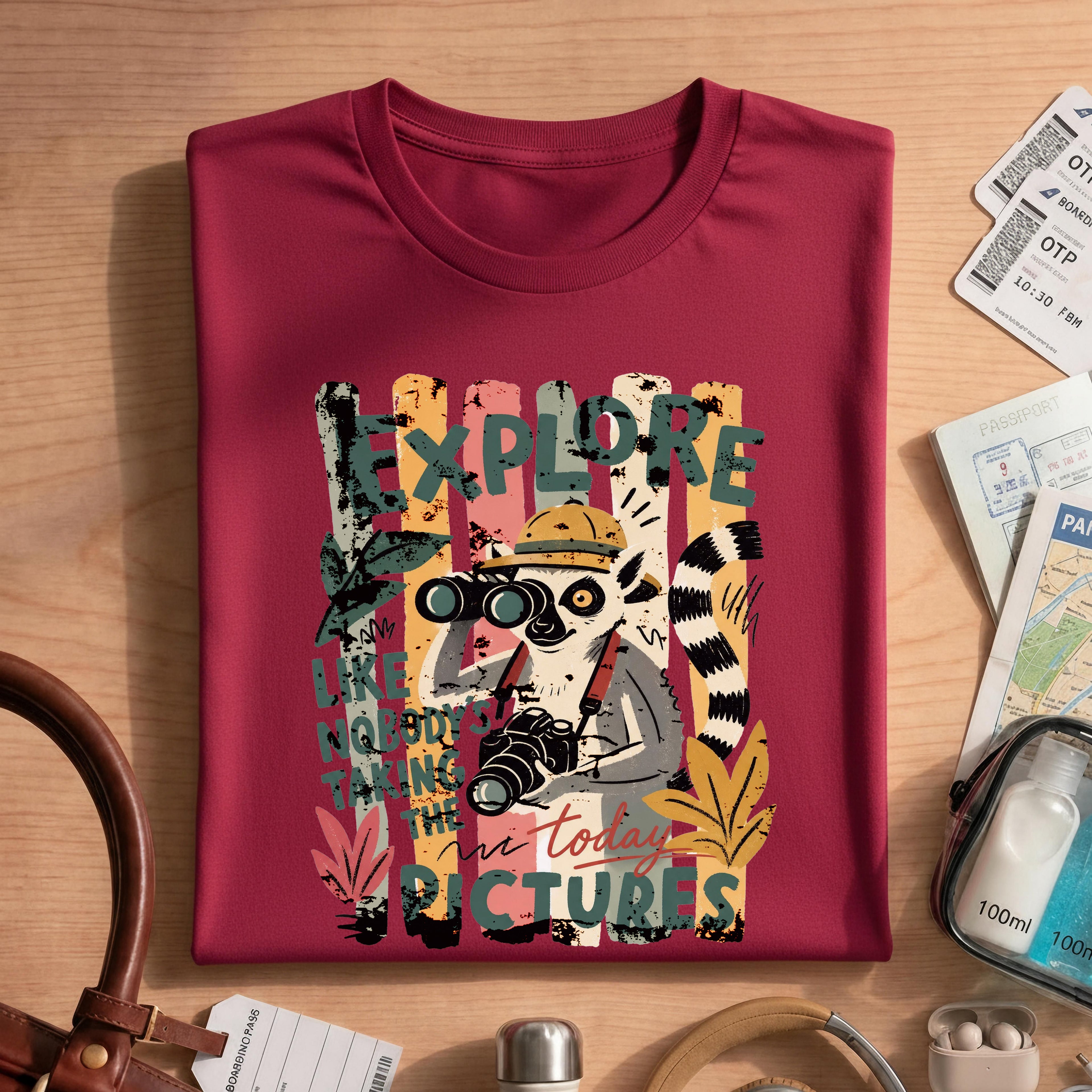 Adventure Funny Safari Explore Animal Lover T-Shirt