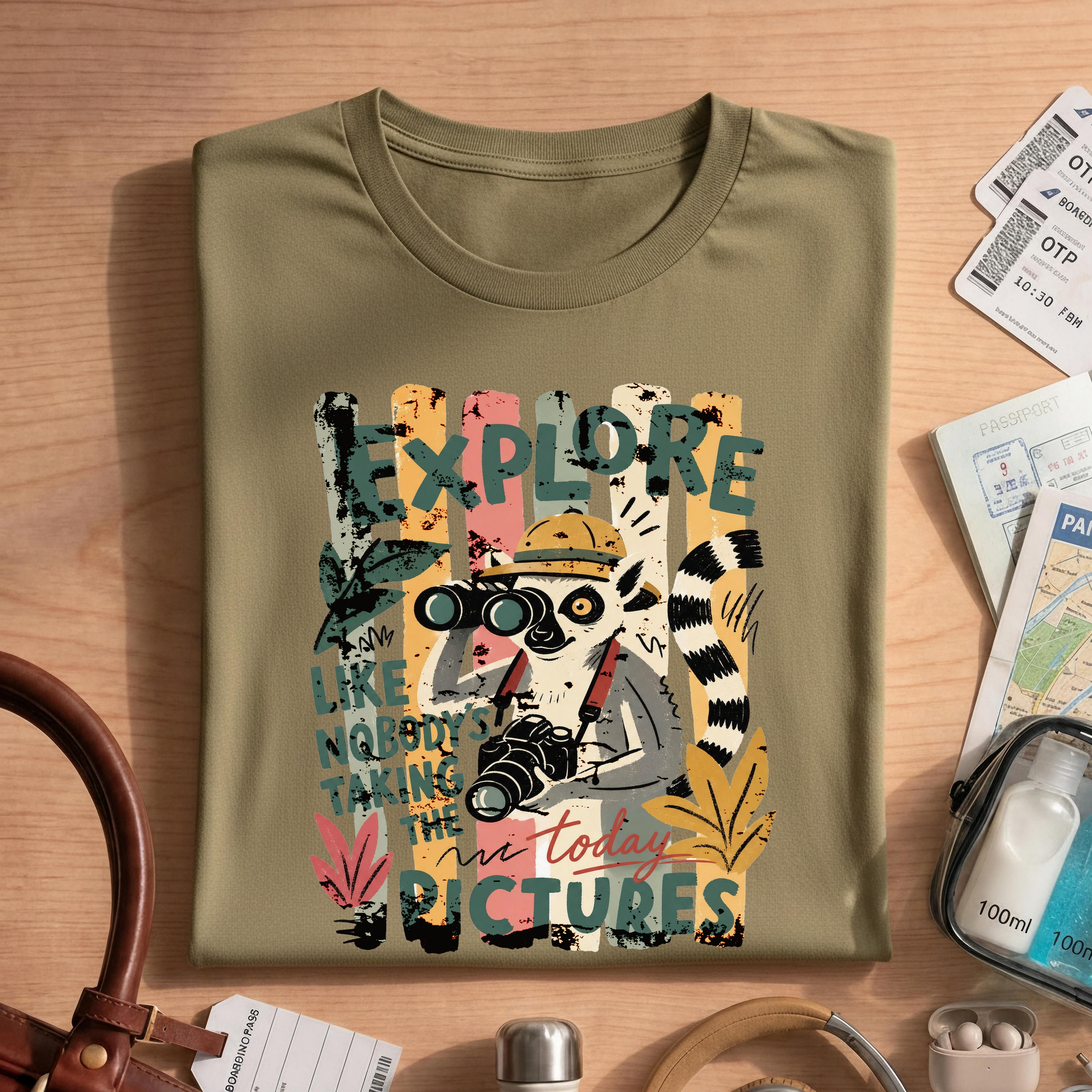 Adventure Funny Safari Explore Animal Lover T-Shirt