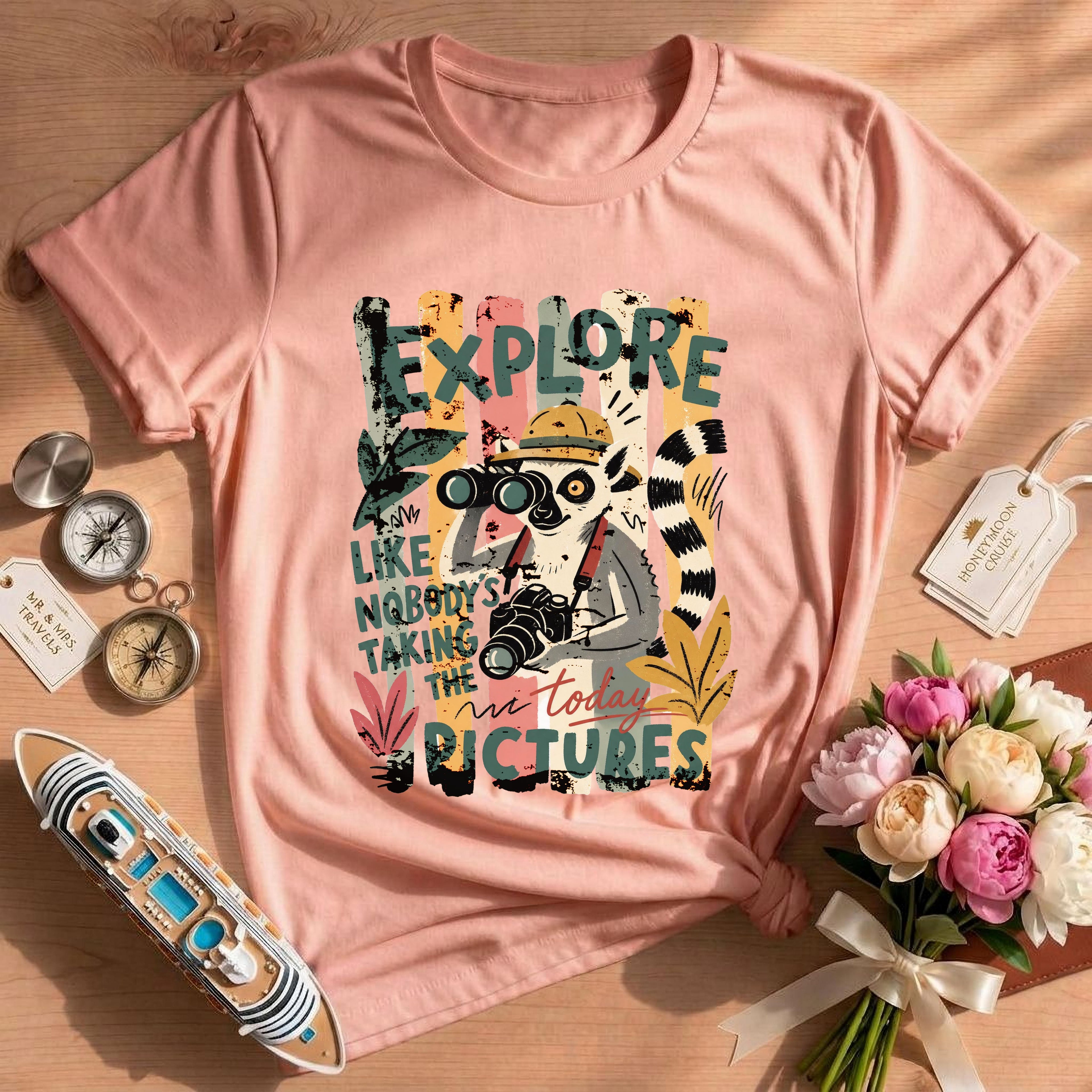 Adventure Funny Safari Explore Animal Lover T-Shirt