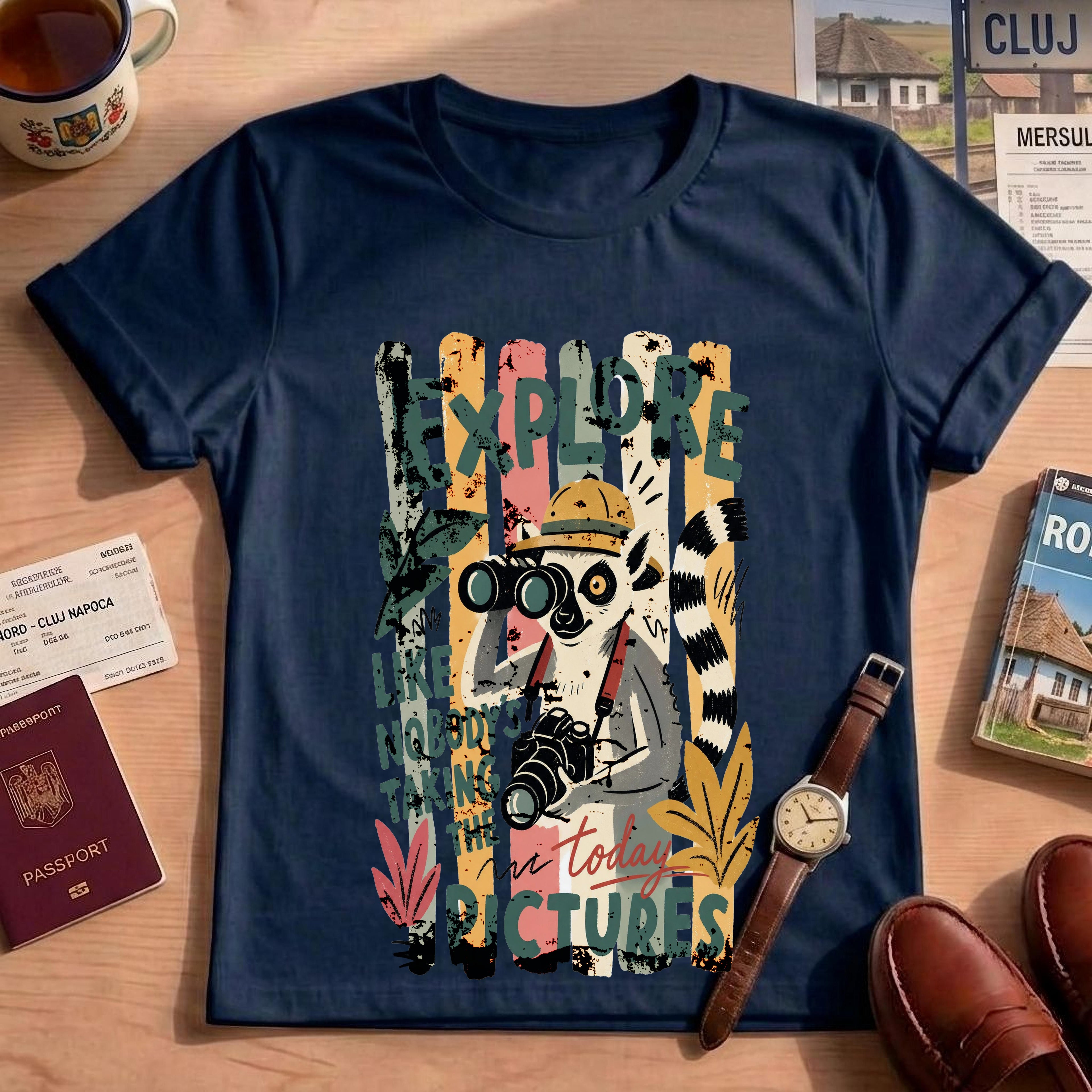 Adventure Funny Safari Explore Animal Lover T-Shirt
