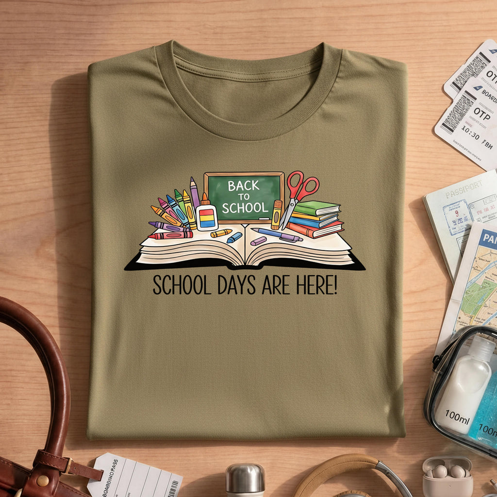 School Days Are Here Tee