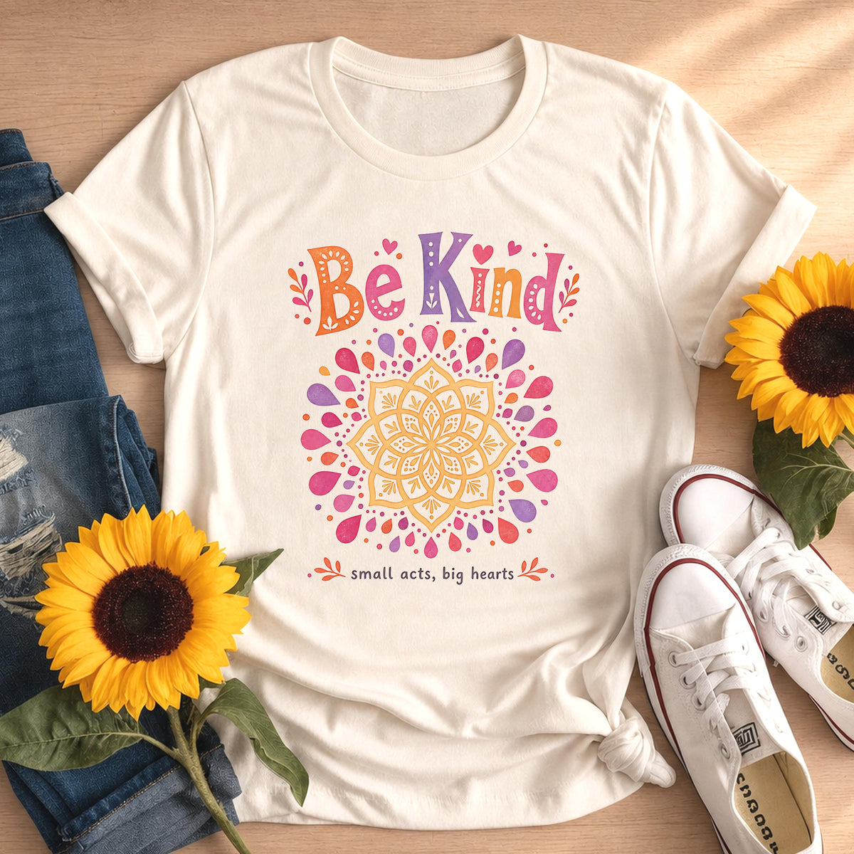 Be Kind Small Acts Big Hearts Tee
