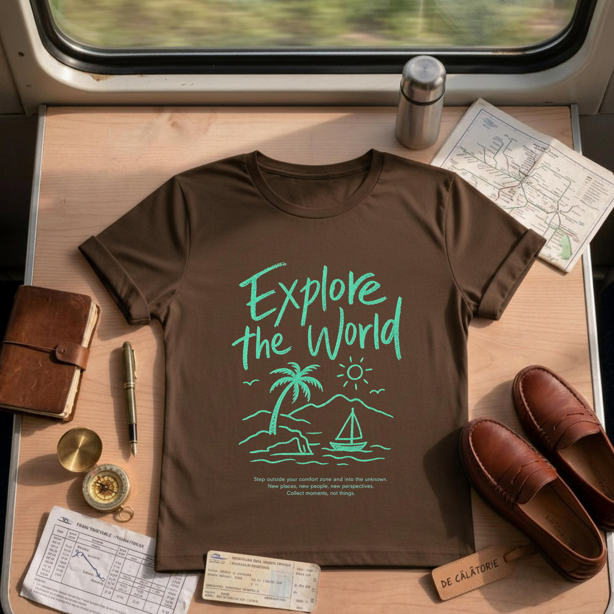 Sailboat Explore the World T-shirt